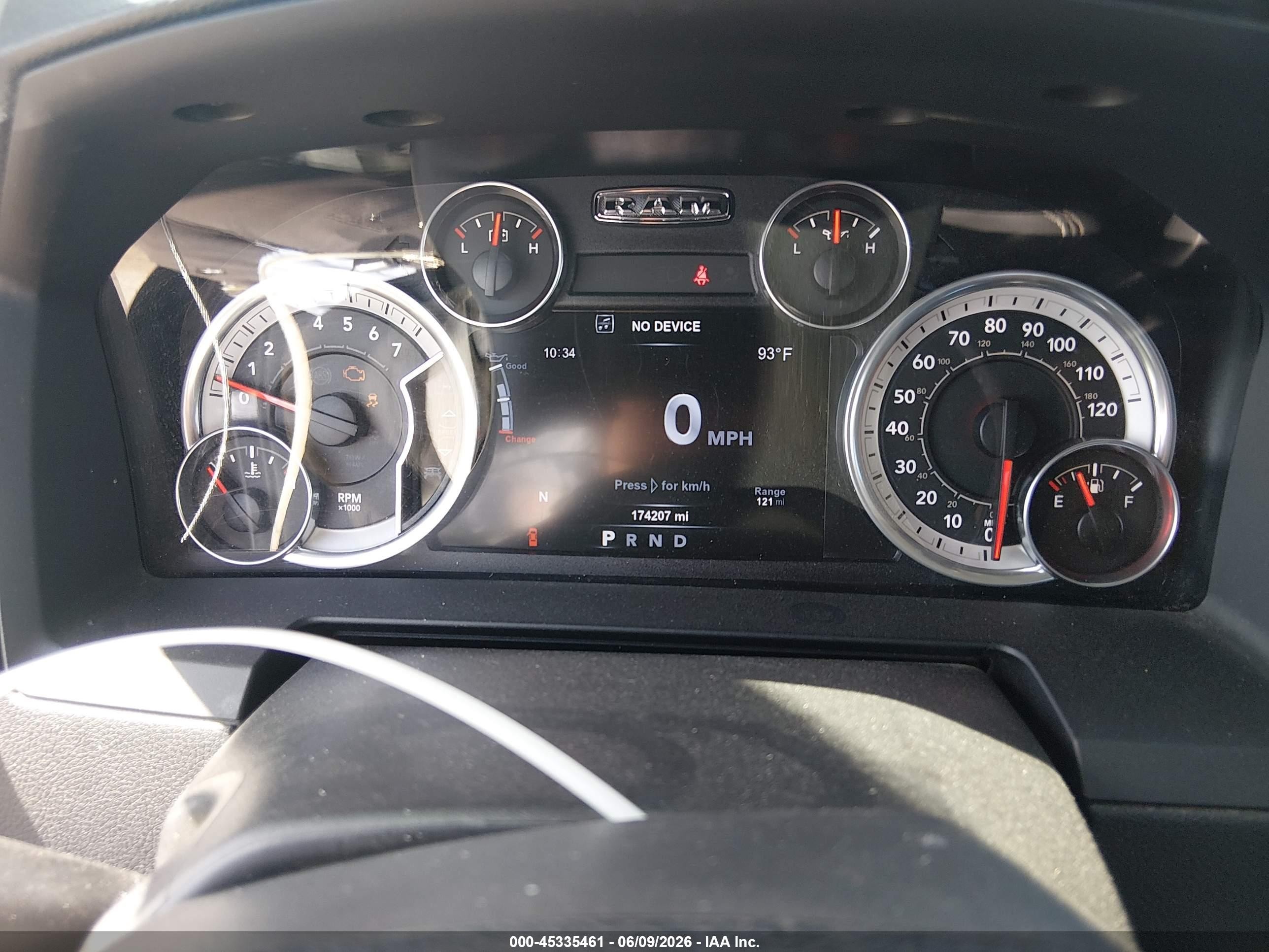 2015 Ram 1500 Sport Black vin: 1C6RR7MT8FS635370