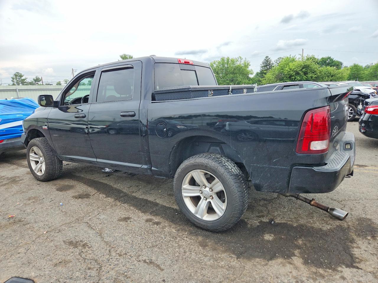 2013 Ram 1500 Sport Черный vin: 1C6RR7MT9DS642034