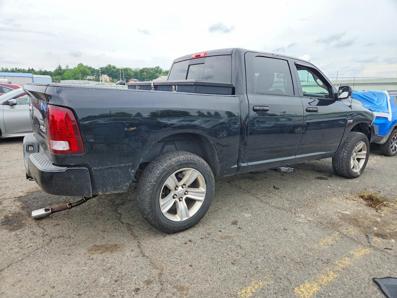 2013 Ram 1500 Sport Черный vin: 1C6RR7MT9DS642034