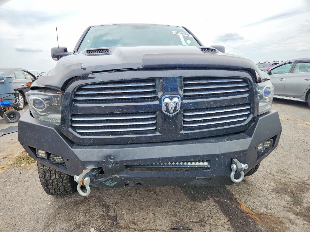 2013 Ram 1500 Sport Черный vin: 1C6RR7MT9DS642034