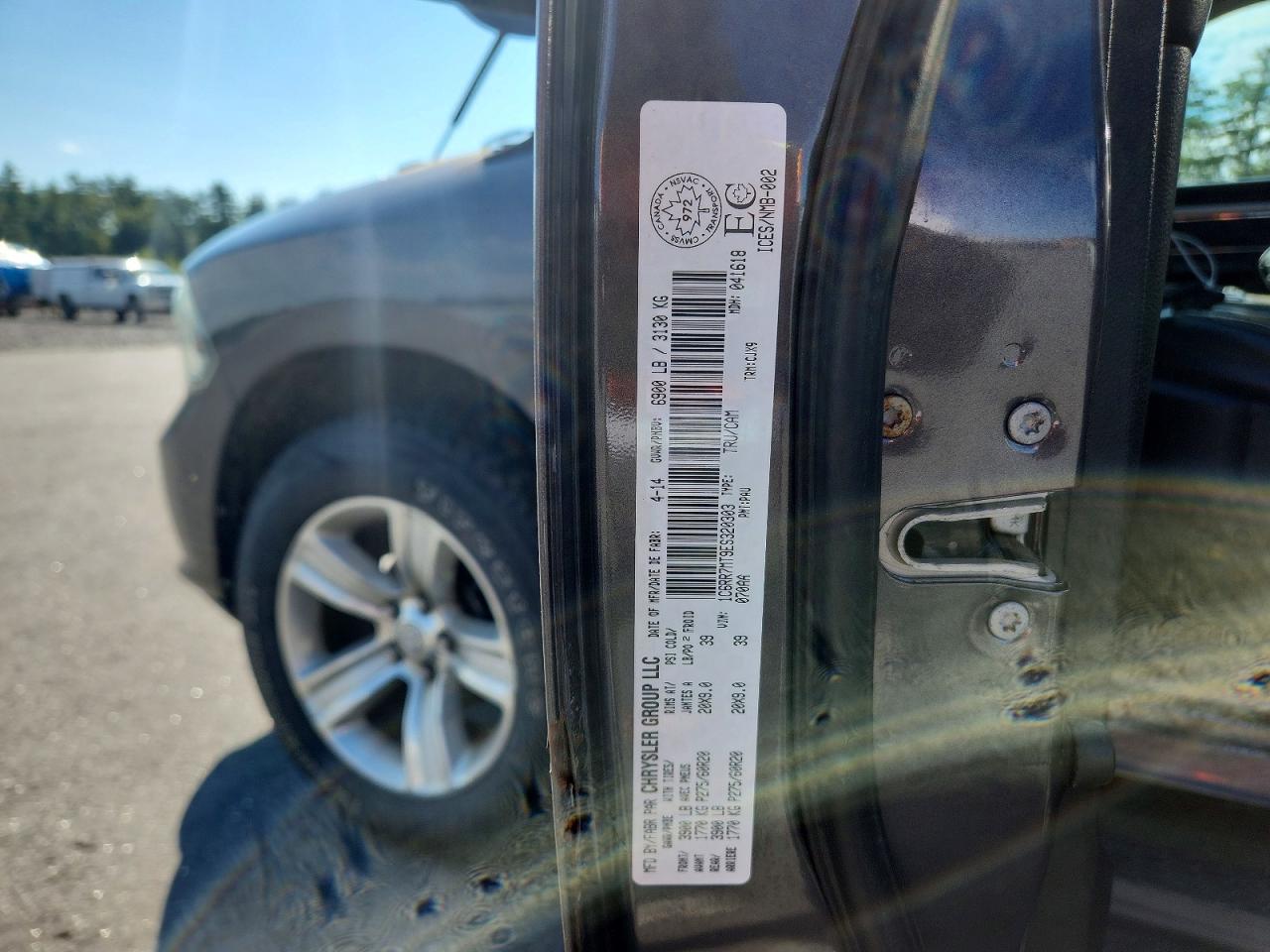 2014 Ram 1500 Sport Charcoal vin: 1C6RR7MT9ES320303