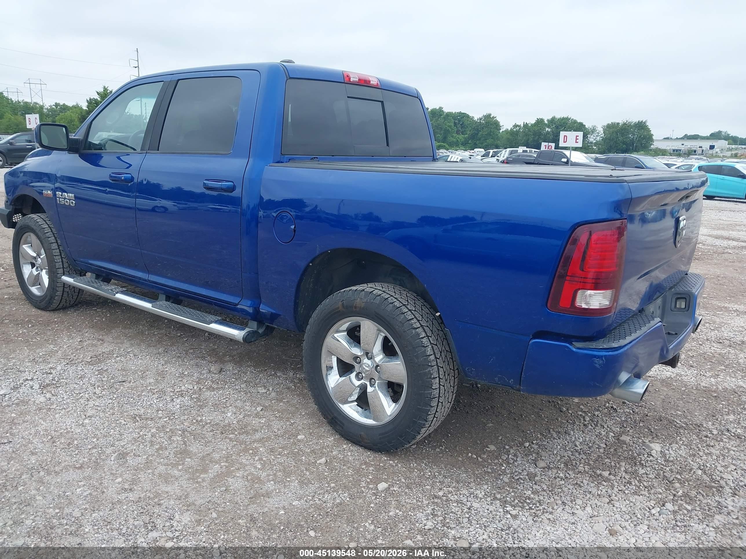 2014 Ram 1500 Sport Blue vin: 1C6RR7MT9ES368206