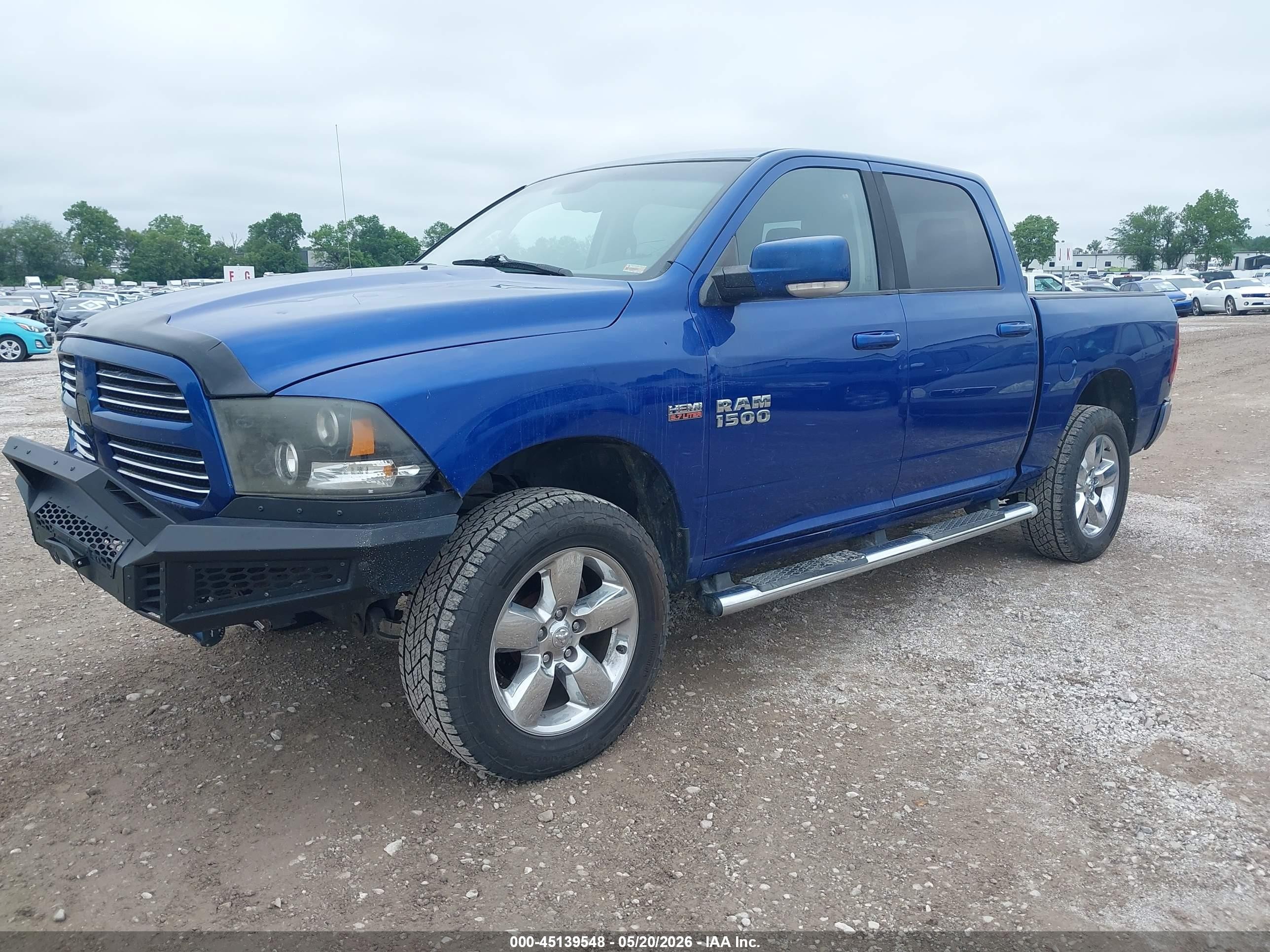 2014 Ram 1500 Sport Blue vin: 1C6RR7MT9ES368206