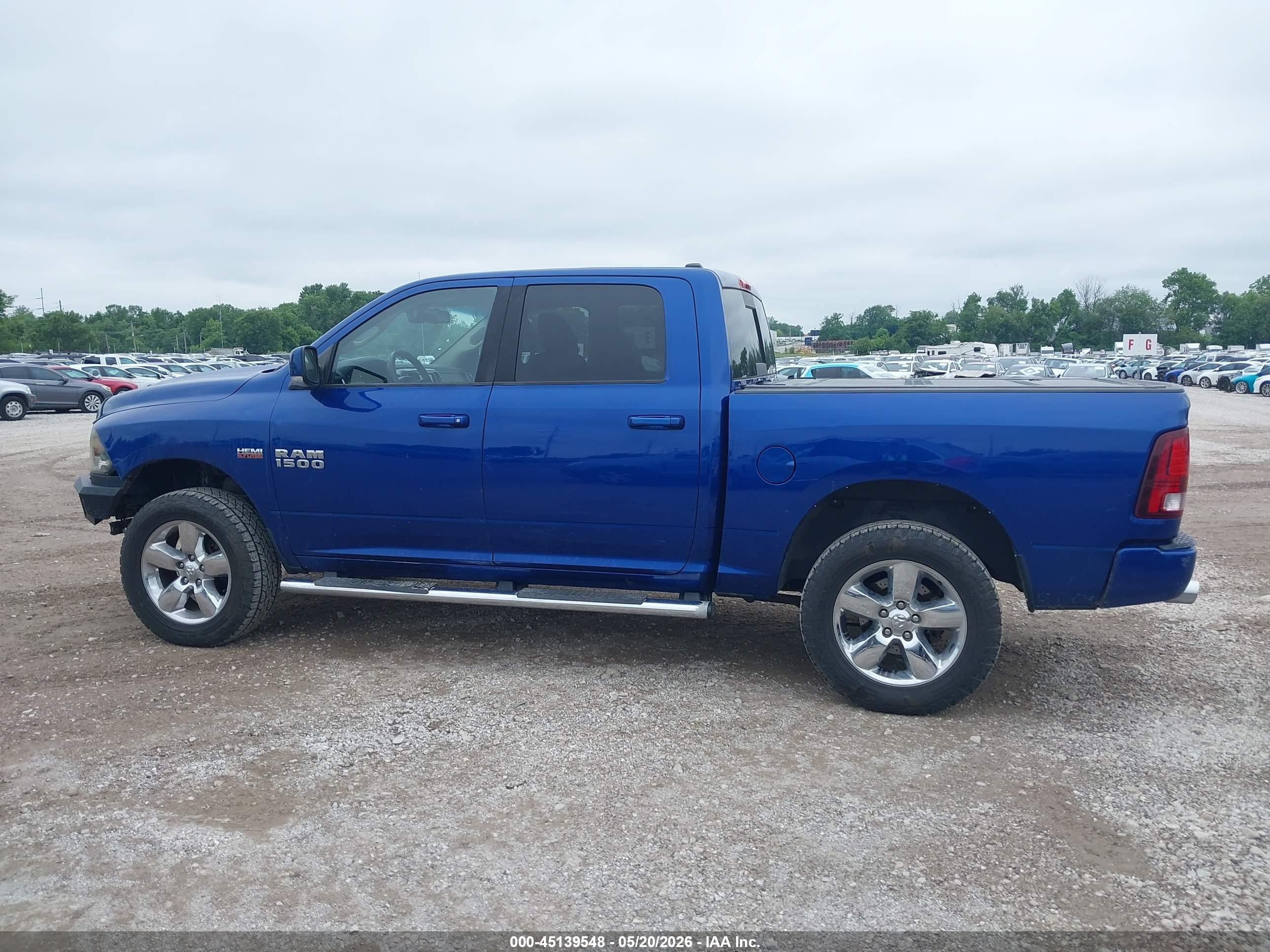 2014 Ram 1500 Sport Blue vin: 1C6RR7MT9ES368206