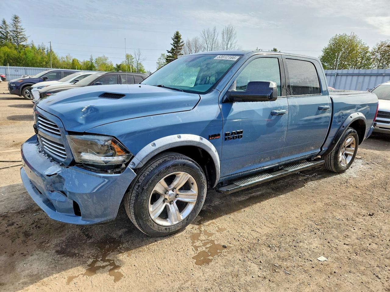 2015 Ram 1500 Sport Blue vin: 1C6RR7MT9FS743321