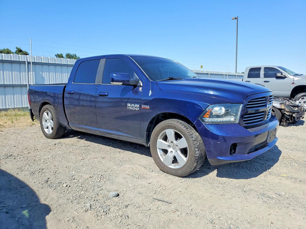 2013 Ram 1500 Sport Синий vin: 1C6RR7MTXDS565092