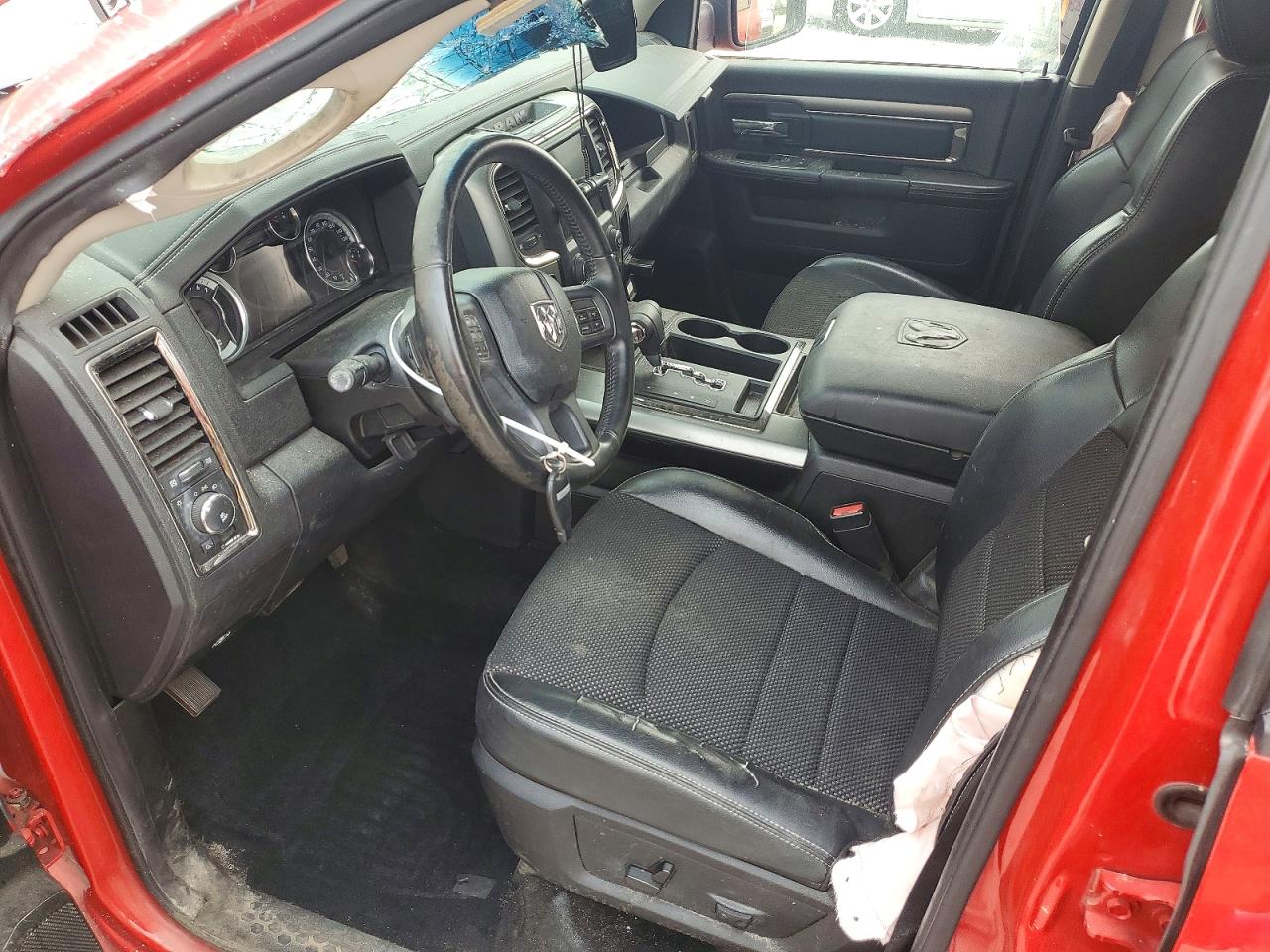 2013 Ram 1500 Sport Red vin: 1C6RR7MTXDS590428