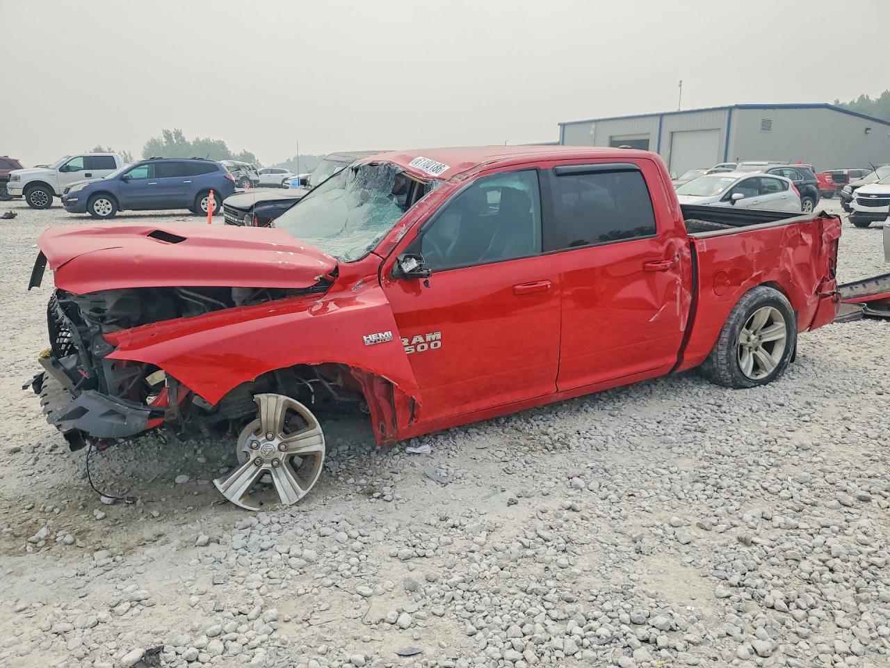 2013 Ram 1500 Sport Red vin: 1C6RR7MTXDS590428