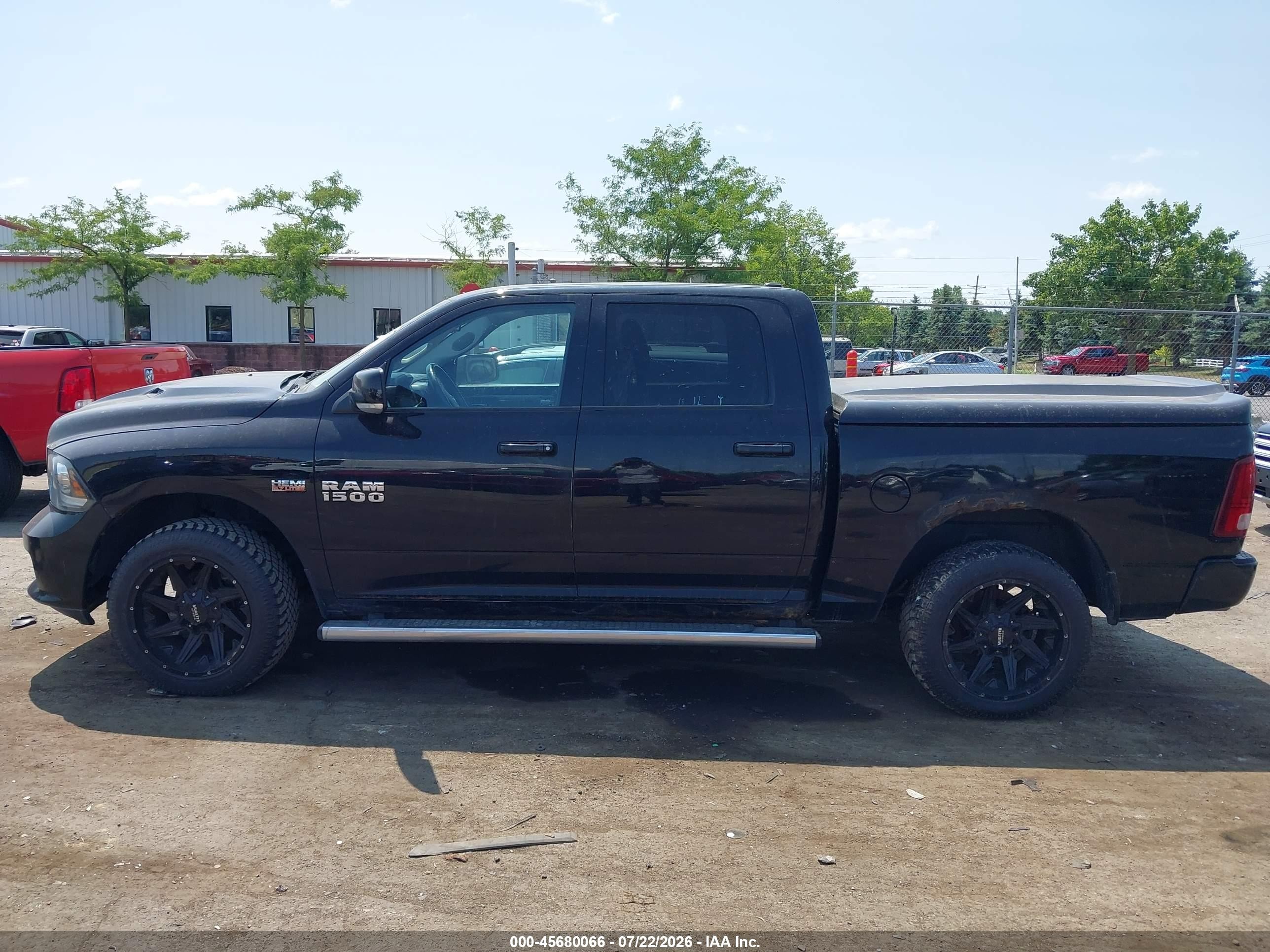 2013 Ram 1500 Sport Black vin: 1C6RR7MTXDS672160