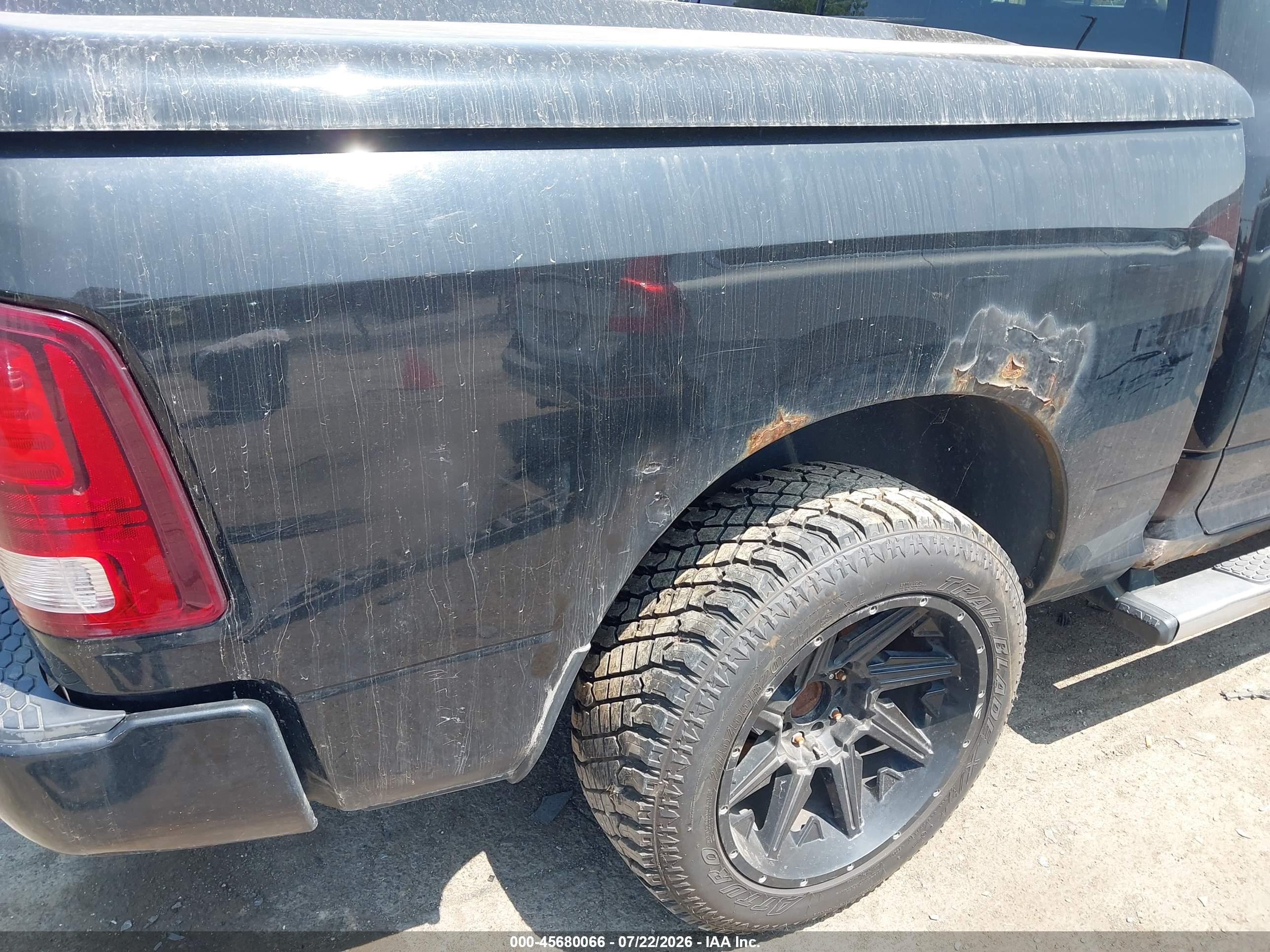 2013 Ram 1500 Sport Black vin: 1C6RR7MTXDS672160
