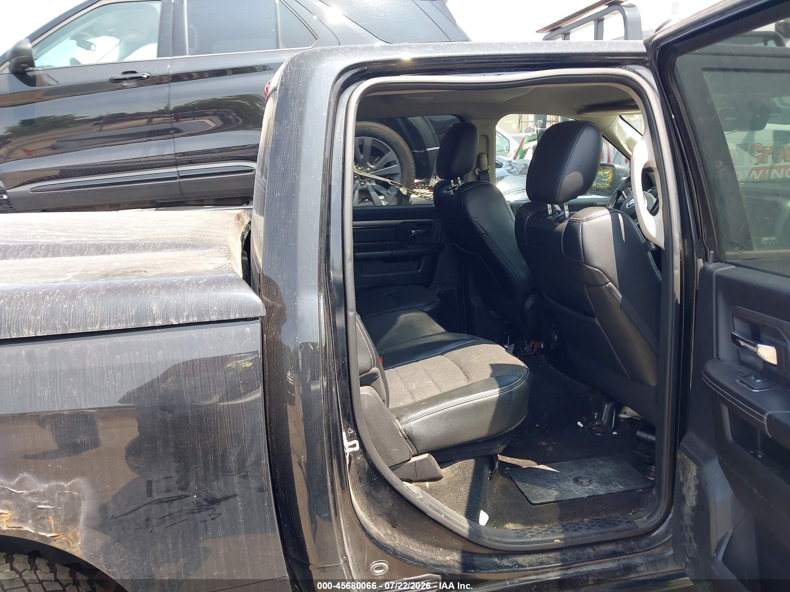 2013 Ram 1500 Sport Black vin: 1C6RR7MTXDS672160