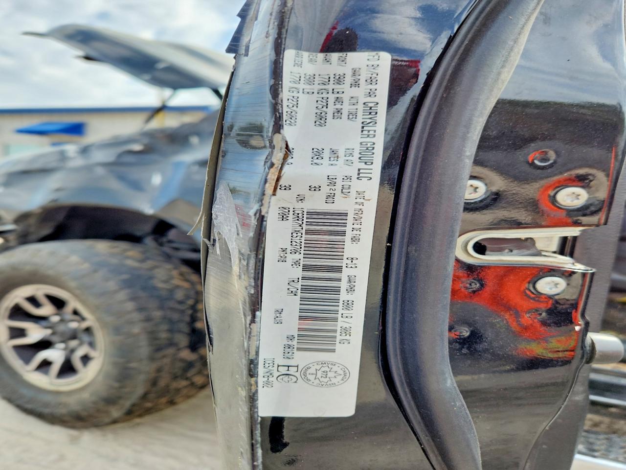 2014 Ram 1500 Sport Черный vin: 1C6RR7MTXES123706