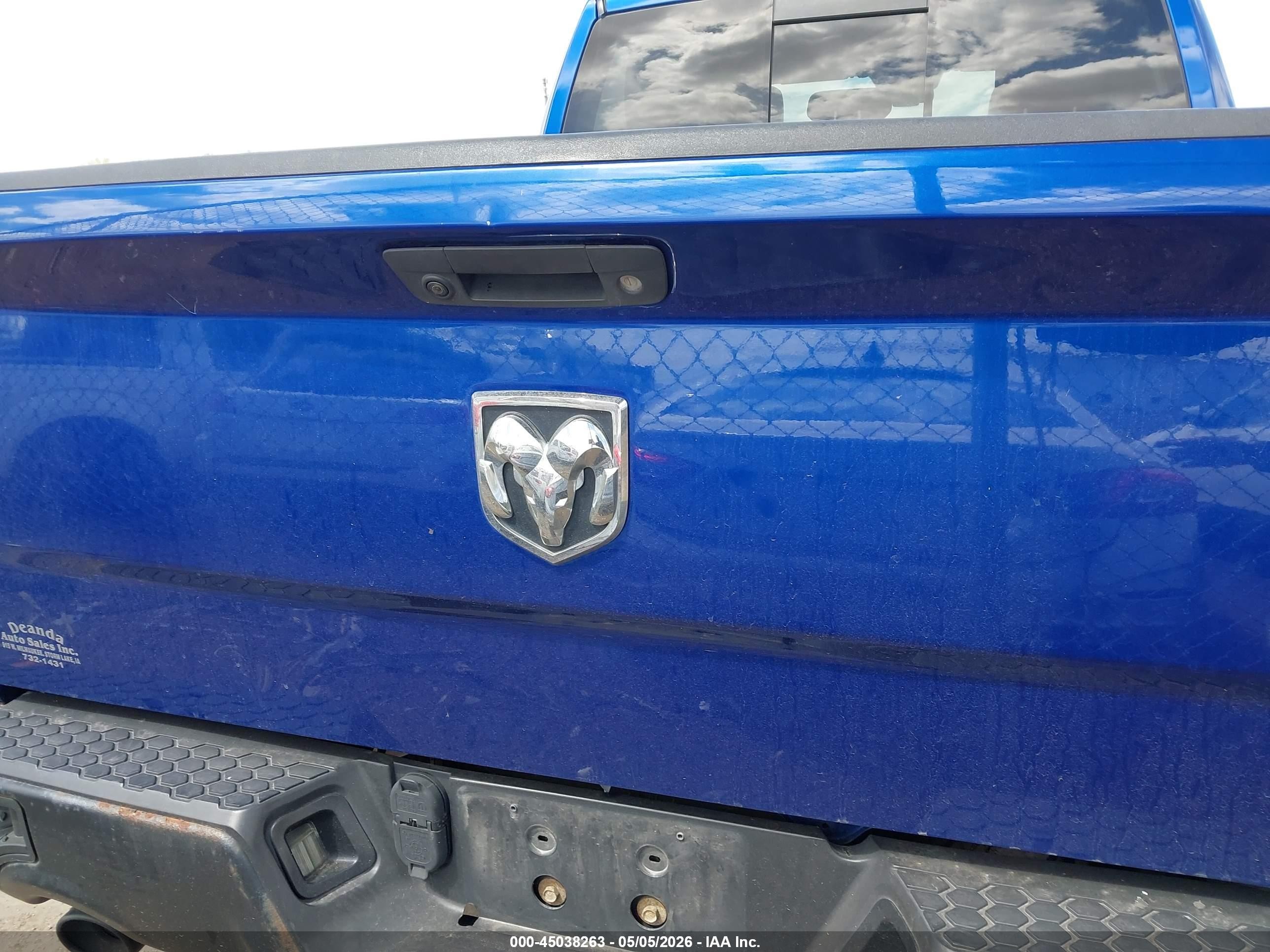 2014 Ram 1500 Sport Blue vin: 1C6RR7MTXES452017