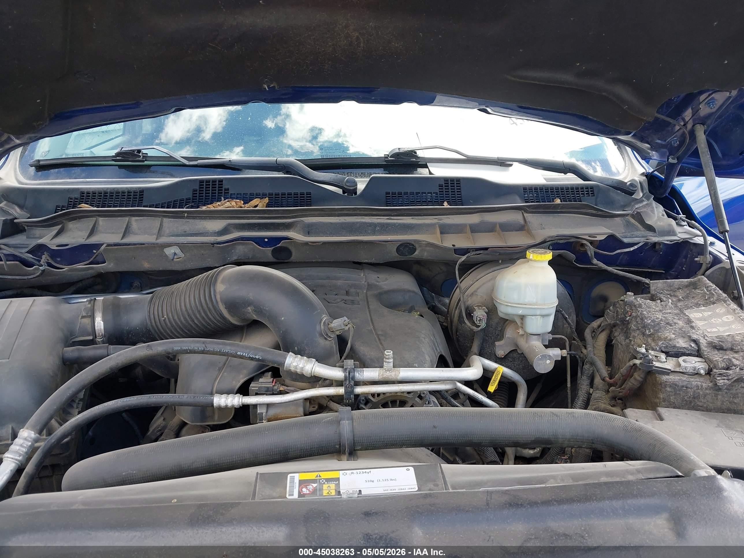 2014 Ram 1500 Sport Blue vin: 1C6RR7MTXES452017