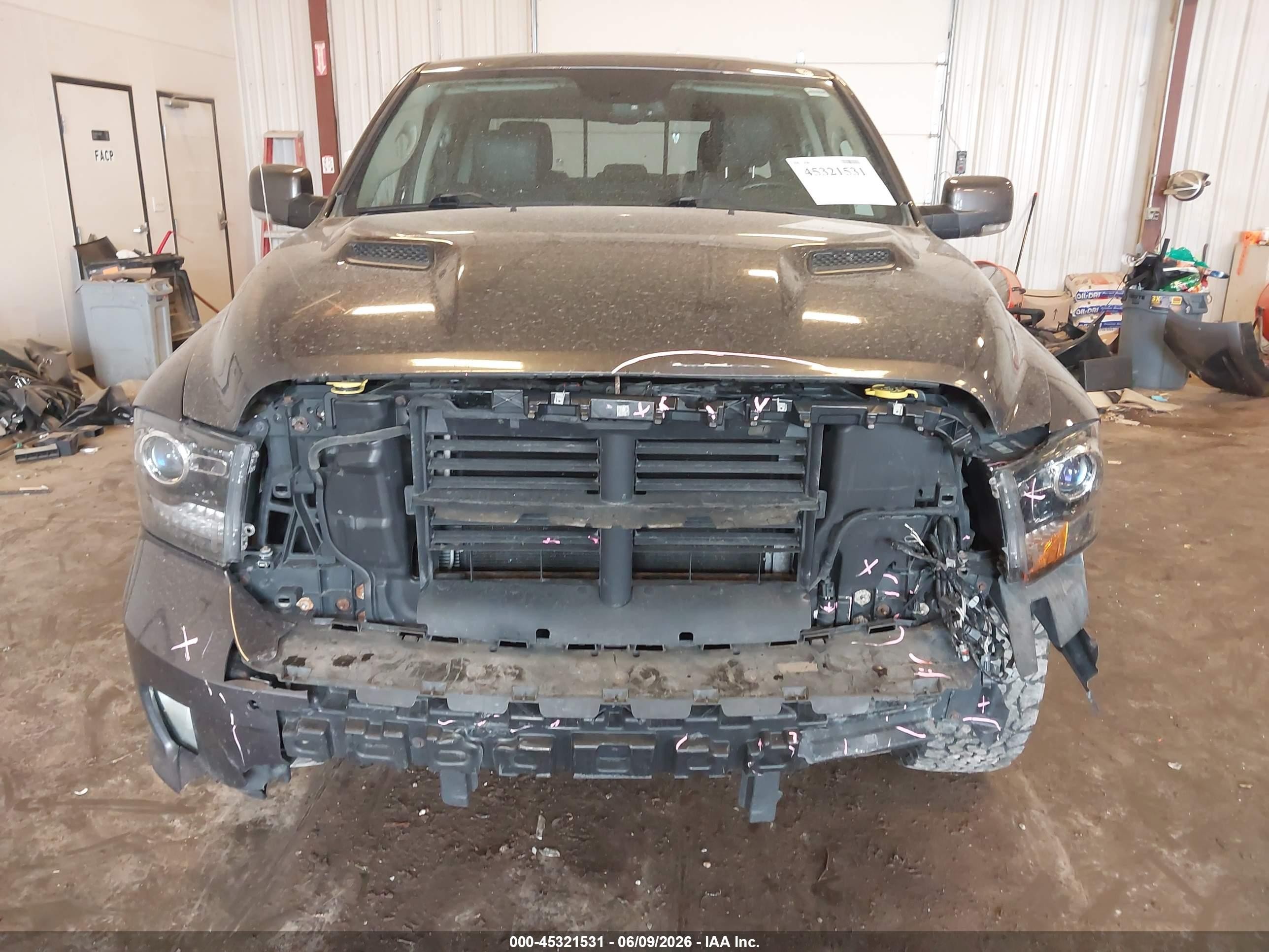 2015 Ram 1500 Sport Gray vin: 1C6RR7MTXFS637007