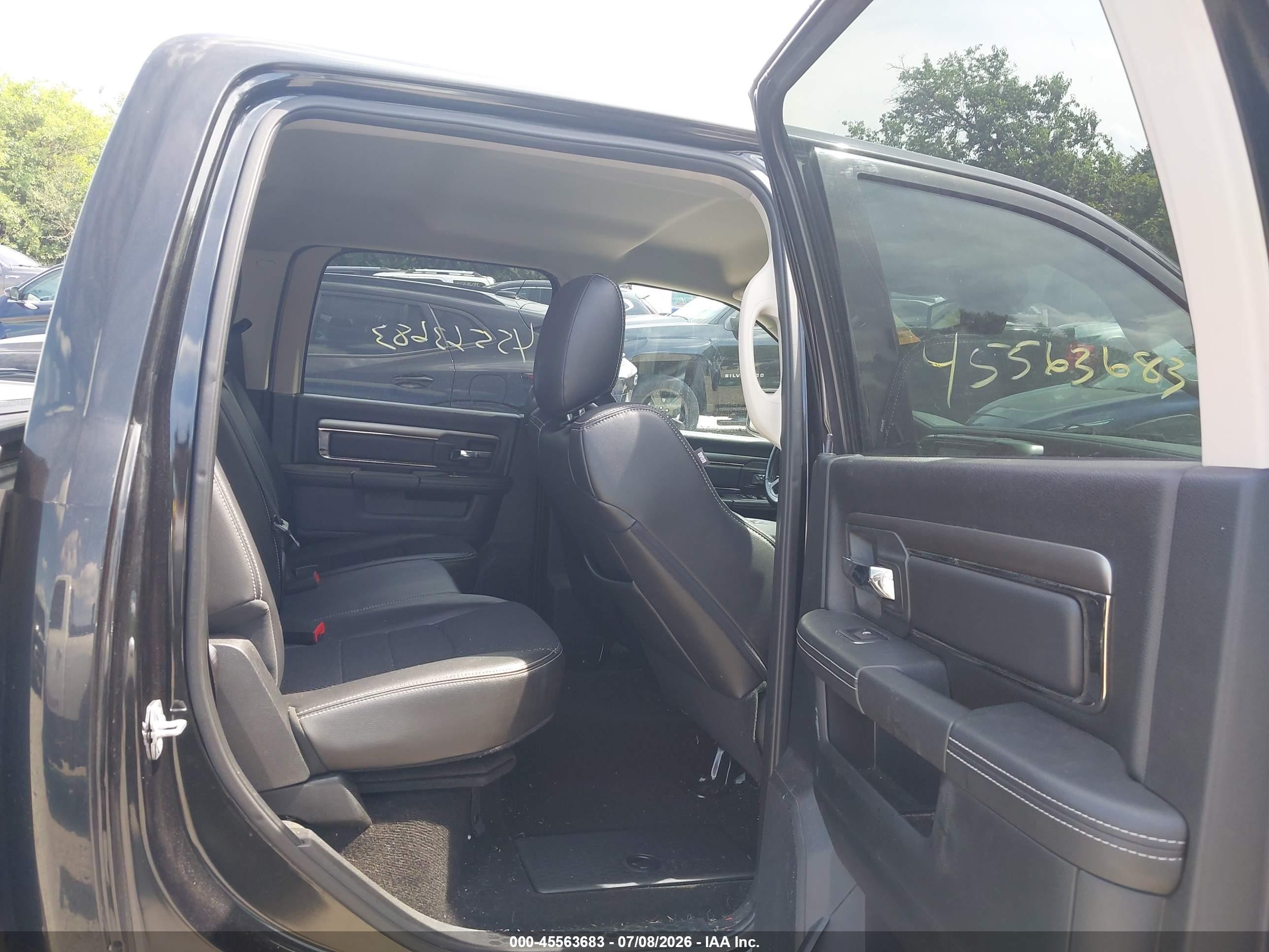 2015 Ram 1500 Sport Черный vin: 1C6RR7MTXFS699555