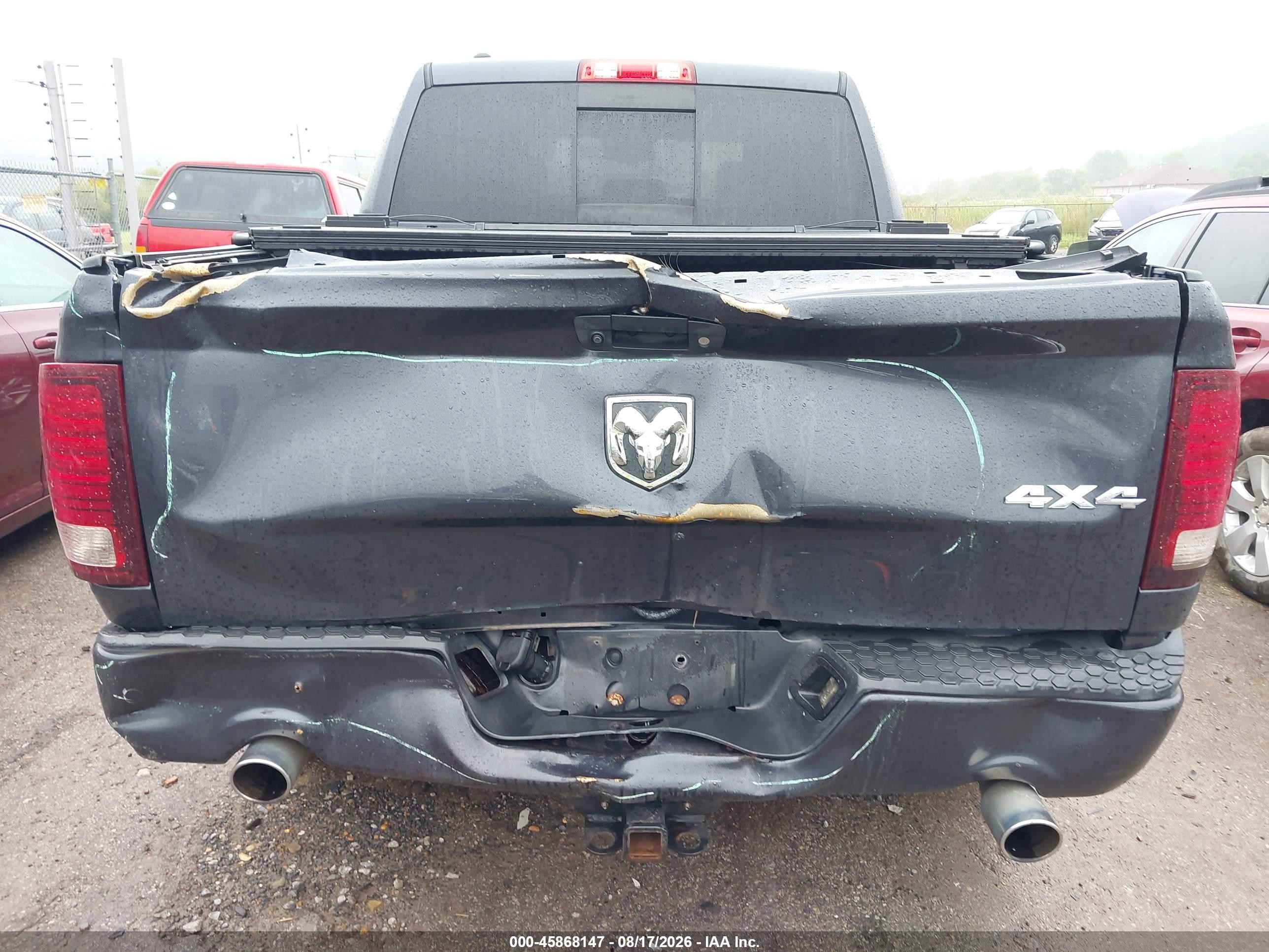 2017 Ram 1500 Sport Black vin: 1C6RR7MTXHS707611