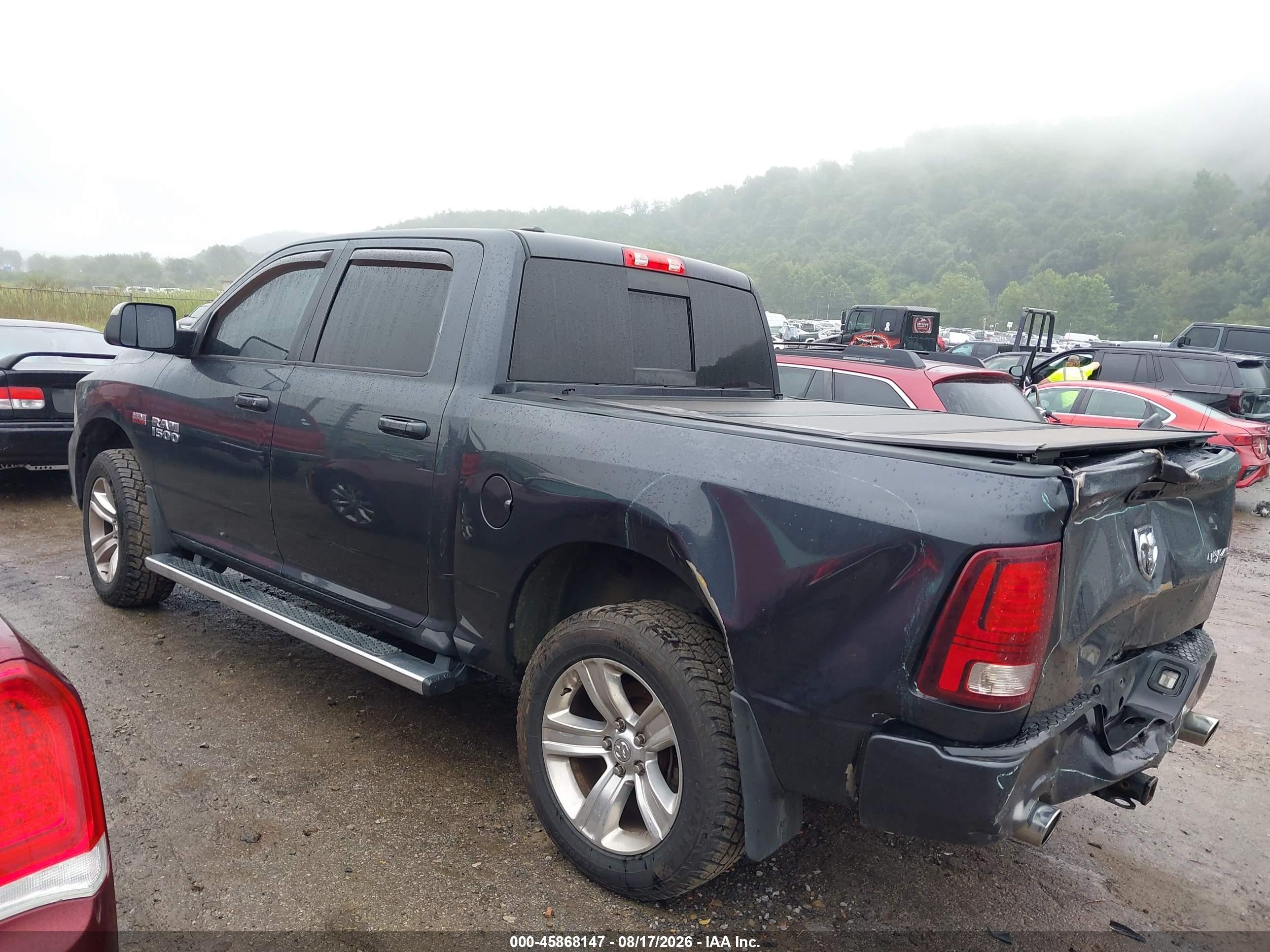 2017 Ram 1500 Sport Black vin: 1C6RR7MTXHS707611