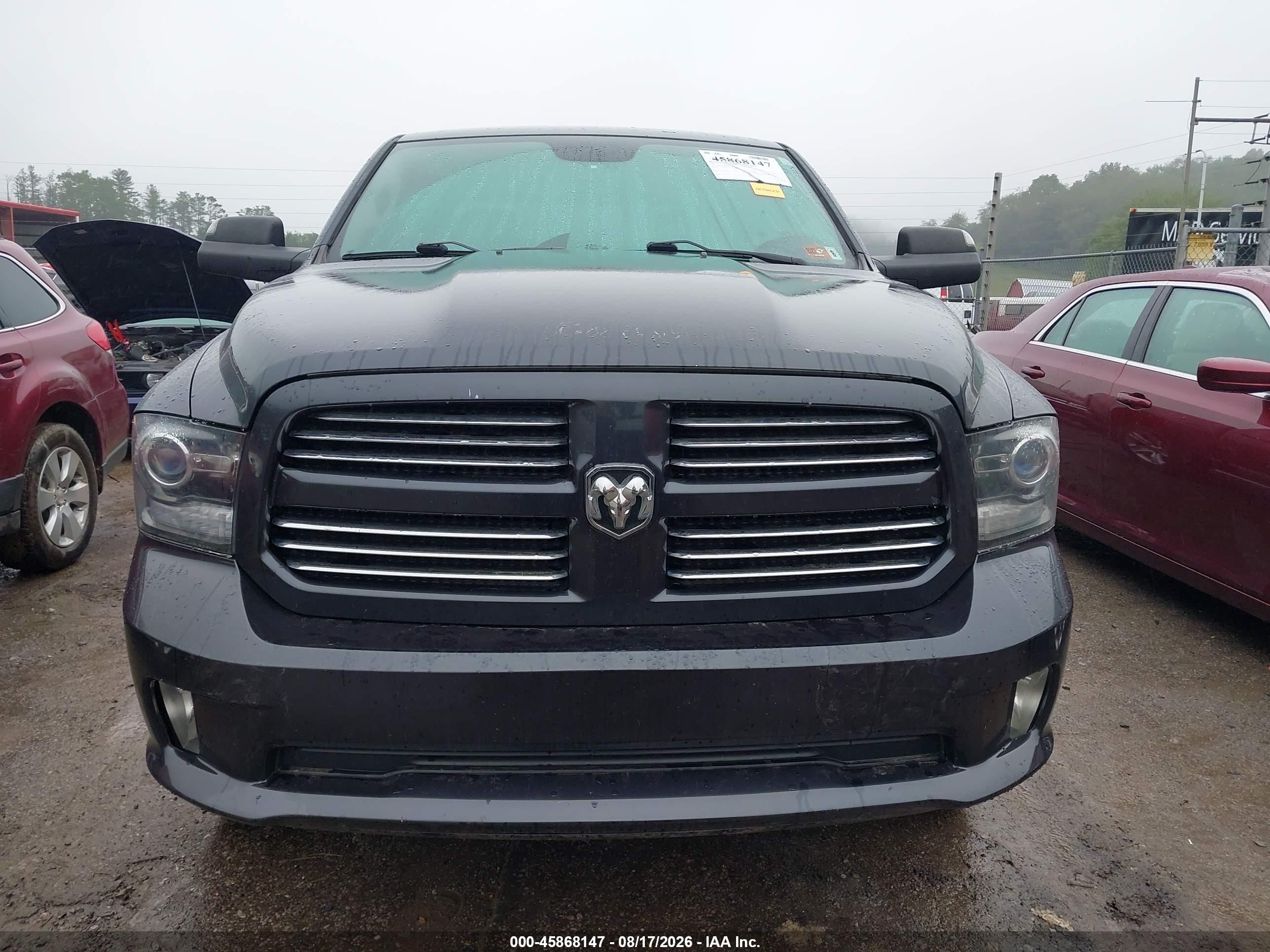 2017 Ram 1500 Sport Black vin: 1C6RR7MTXHS707611