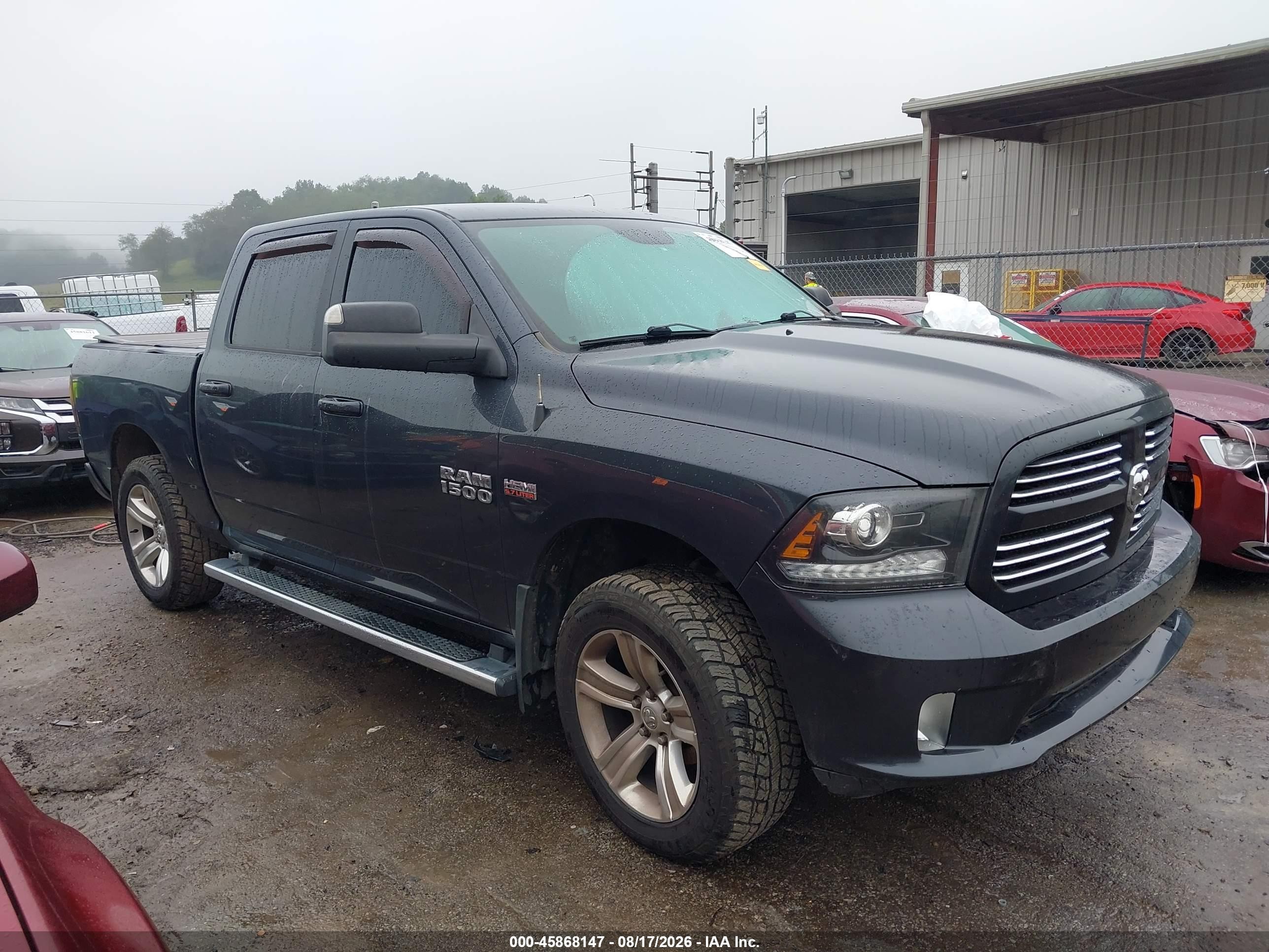 2017 Ram 1500 Sport Black vin: 1C6RR7MTXHS707611