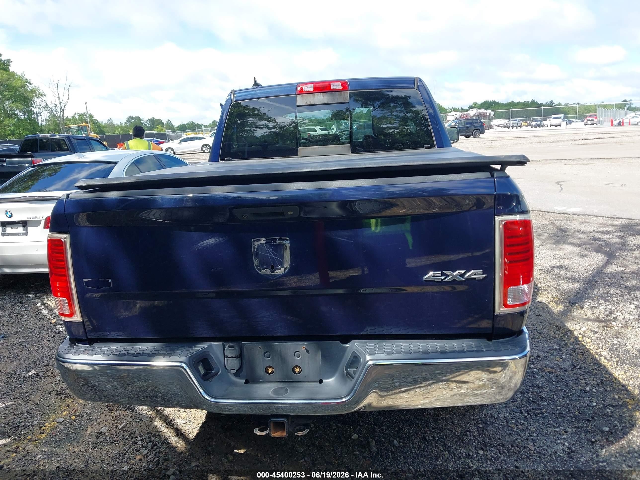 2015 Ram 1500 Laramie Dark Blue vin: 1C6RR7NG9FS733518