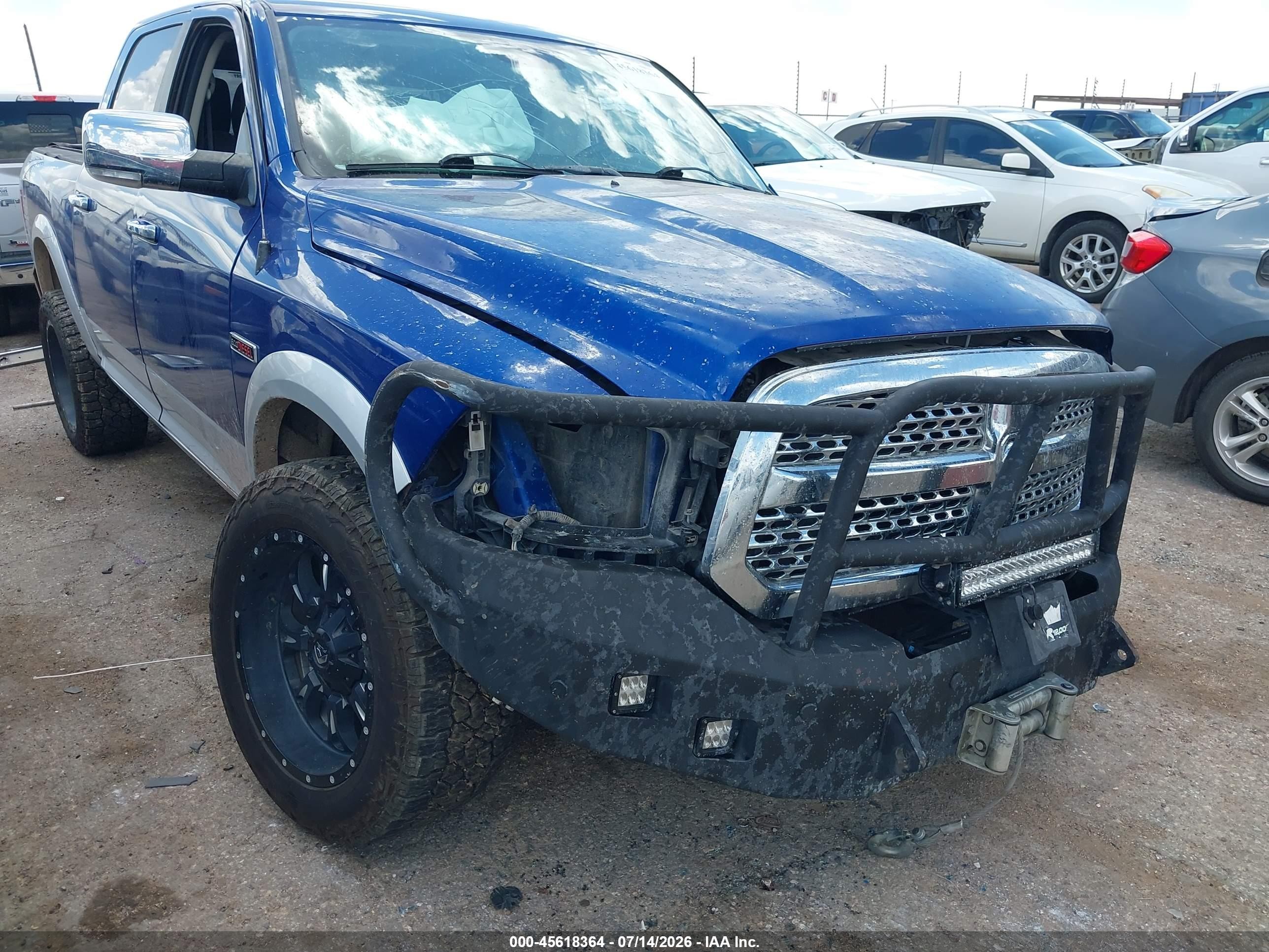 2015 Ram 1500 Laramie Blue vin: 1C6RR7NM0FS531673