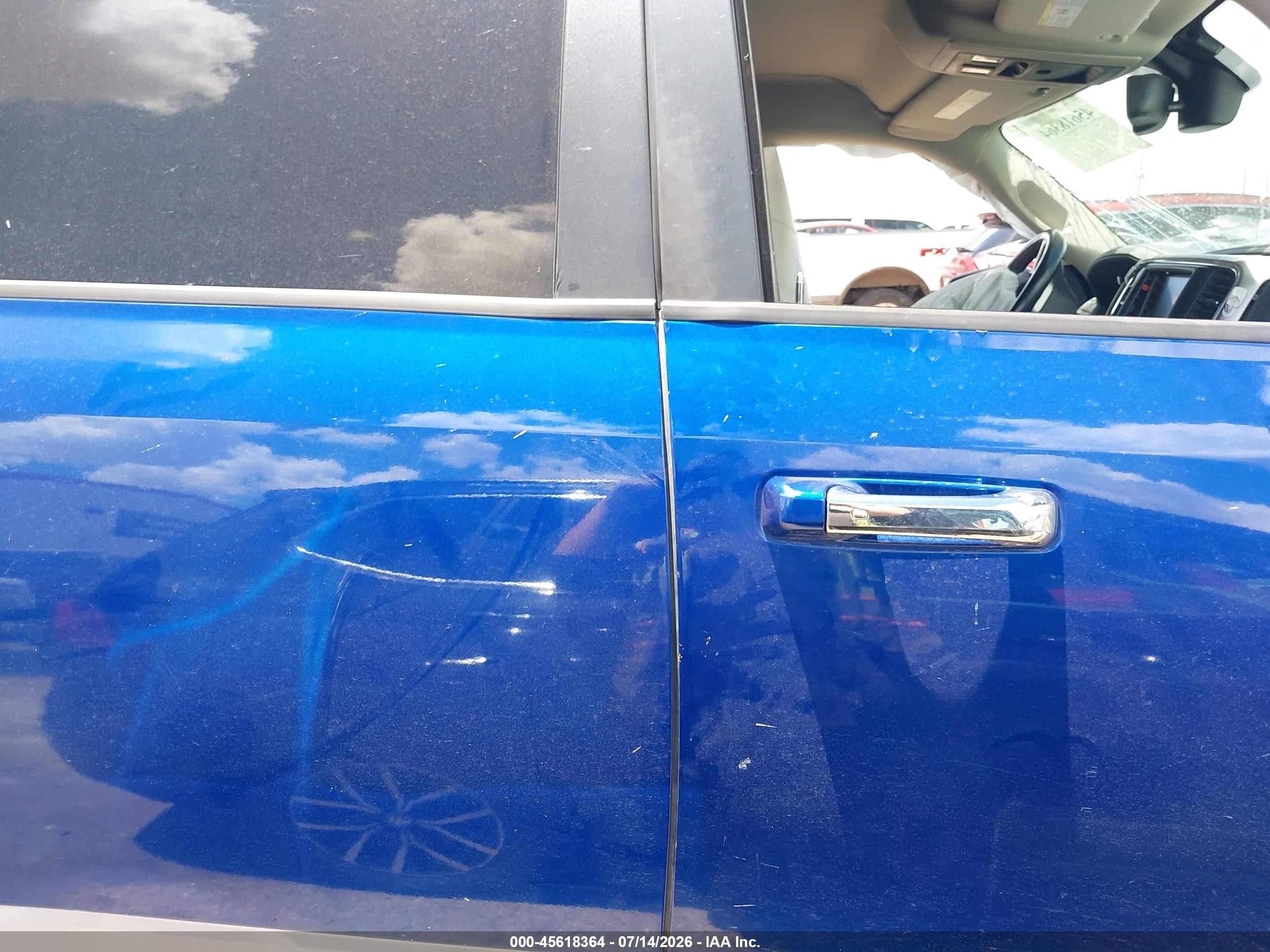 2015 Ram 1500 Laramie Blue vin: 1C6RR7NM0FS531673