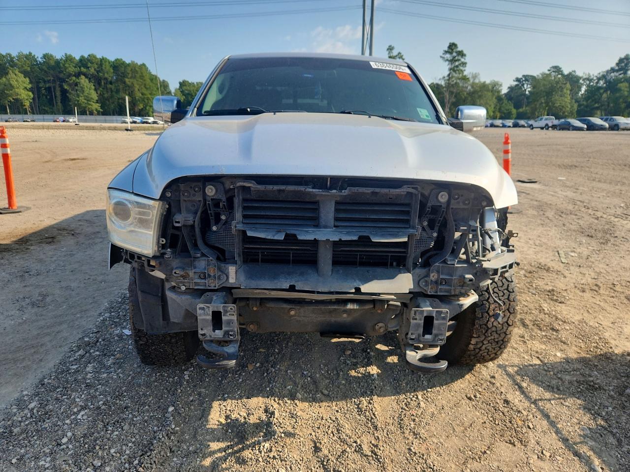 2015 Ram 1500 Laramie Silver vin: 1C6RR7NM1FS552404