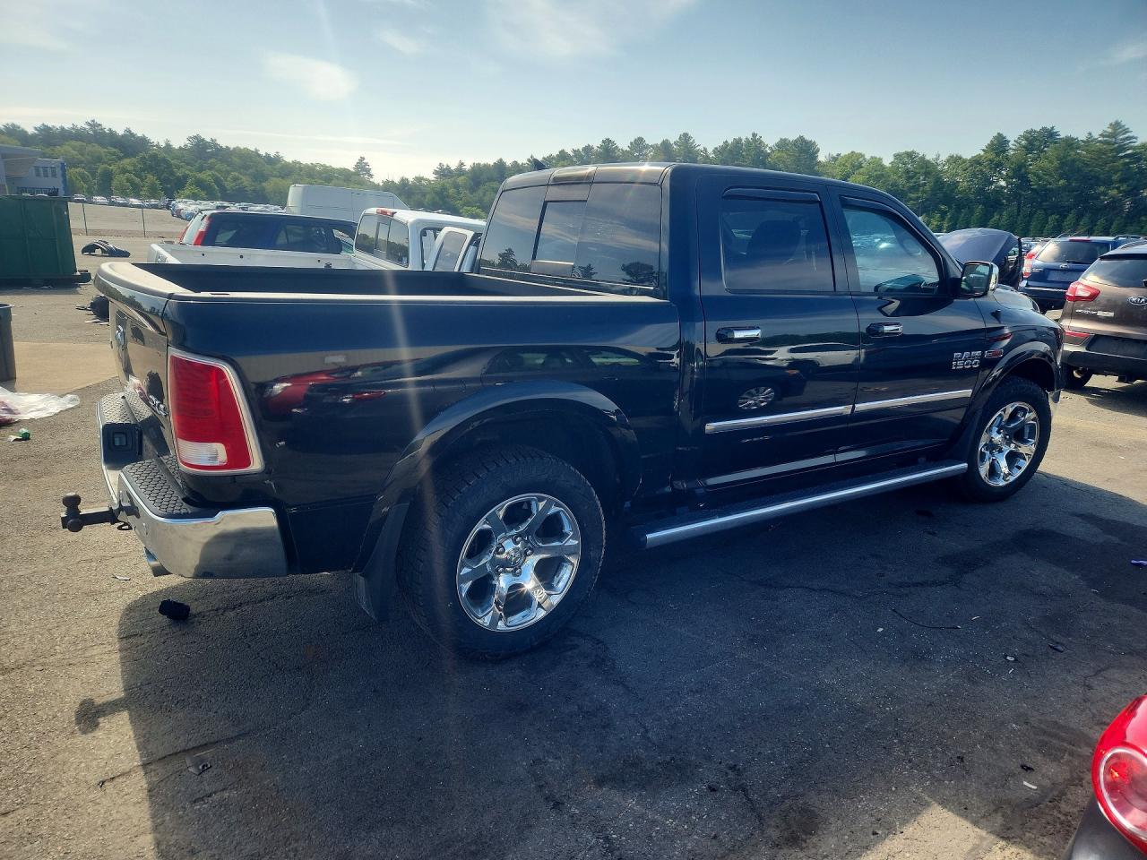 2018 Ram 1500 Laramie Black vin: 1C6RR7NM1JS258297