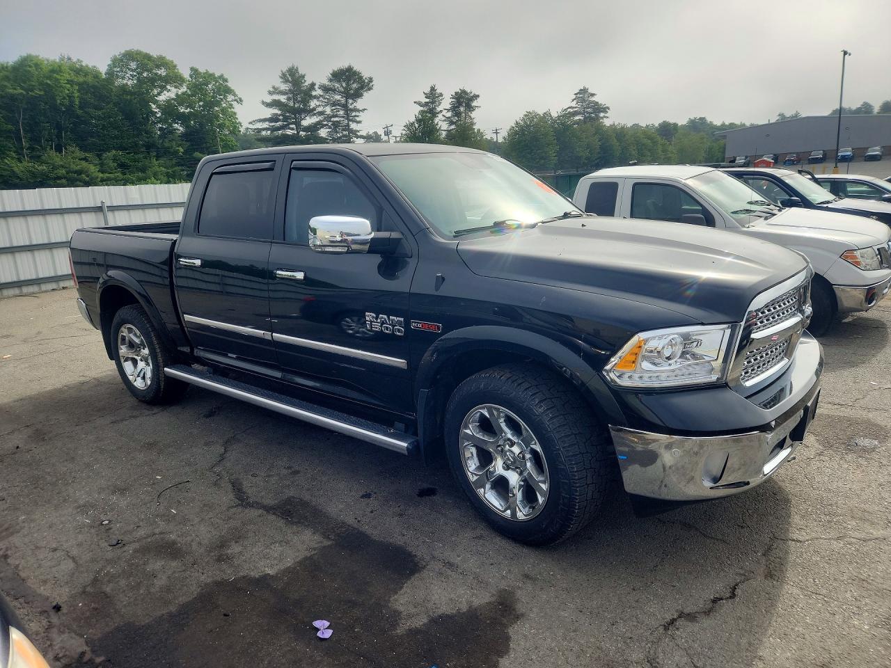 2018 Ram 1500 Laramie Black vin: 1C6RR7NM1JS258297