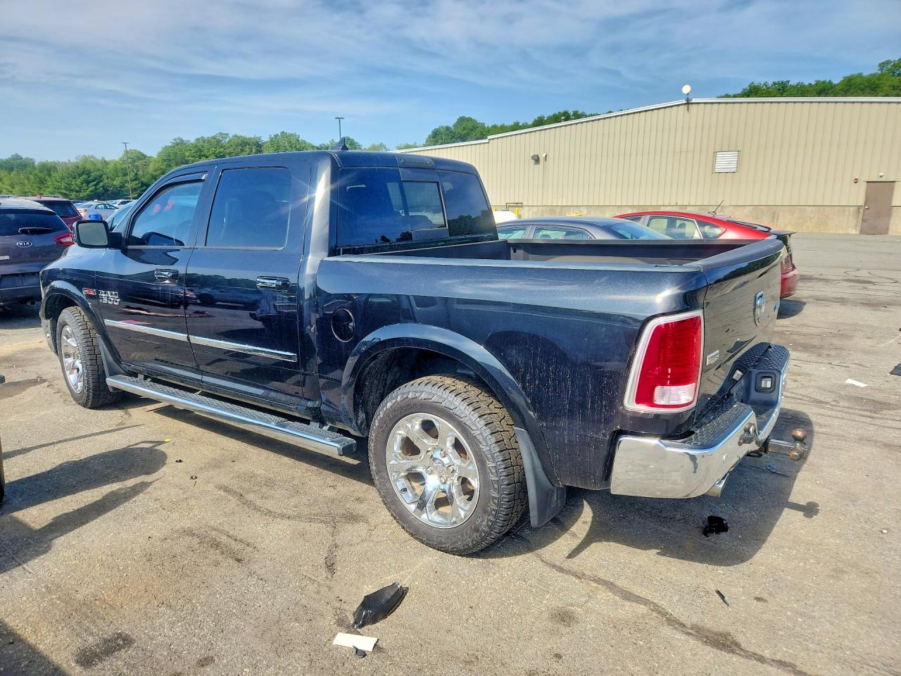 2018 Ram 1500 Laramie Black vin: 1C6RR7NM1JS258297
