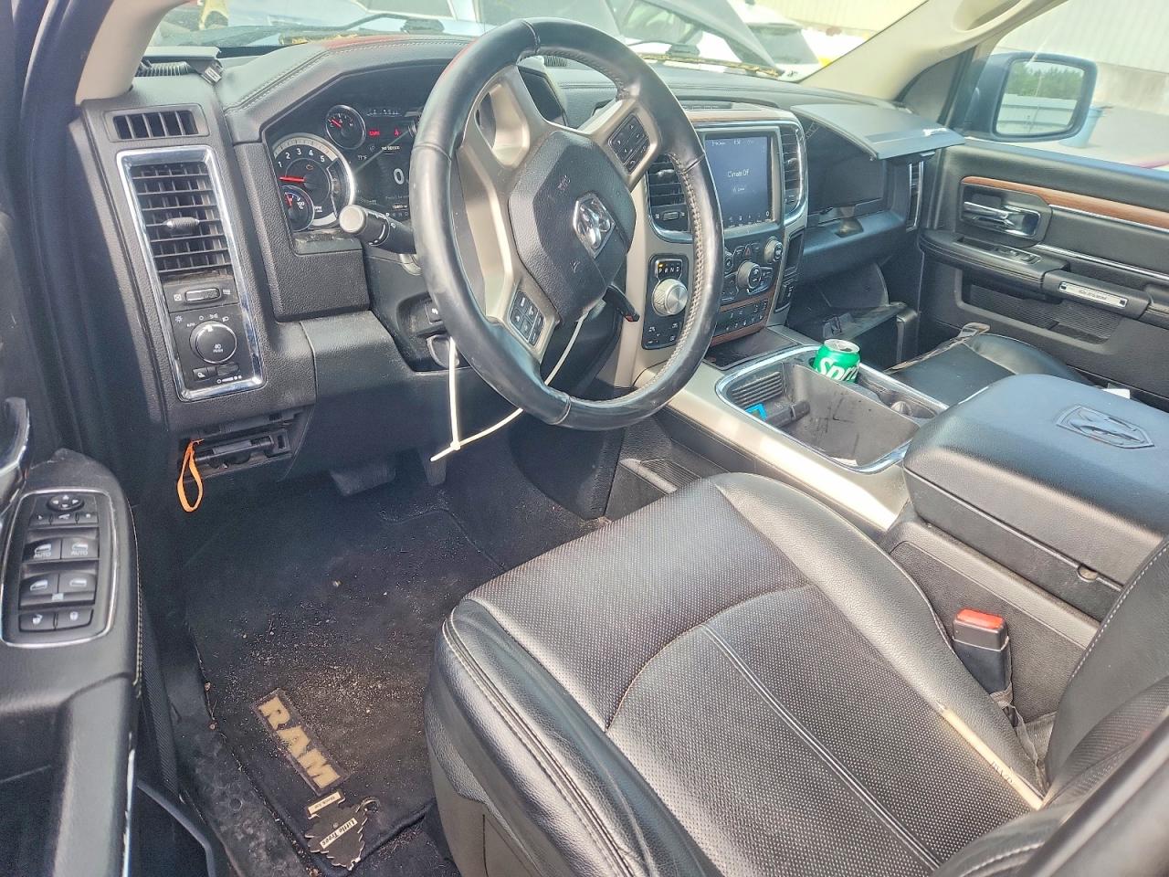 2018 Ram 1500 Laramie Black vin: 1C6RR7NM1JS258297