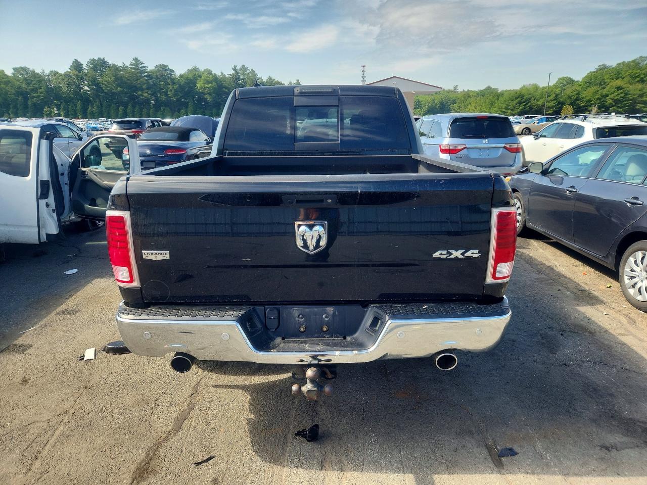 2018 Ram 1500 Laramie Black vin: 1C6RR7NM1JS258297
