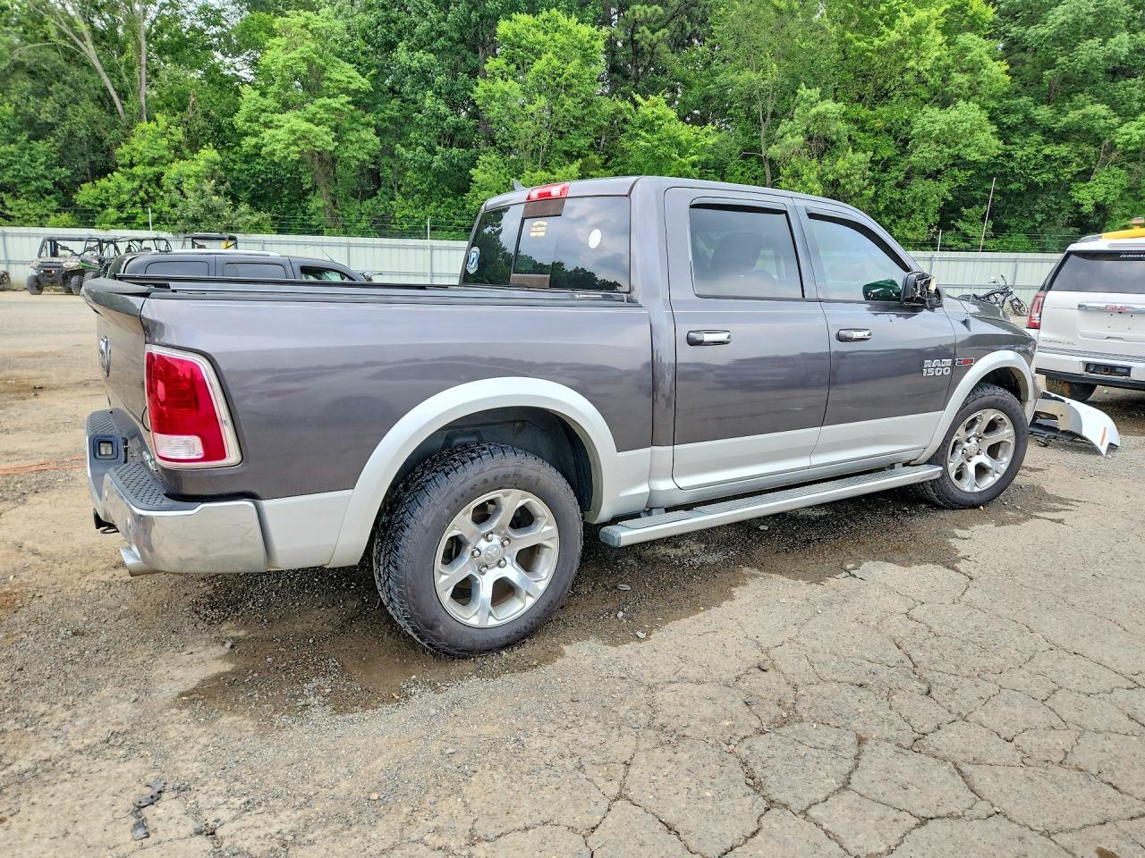 2014 Ram 1500 Laramie Серый vin: 1C6RR7NM2ES297776