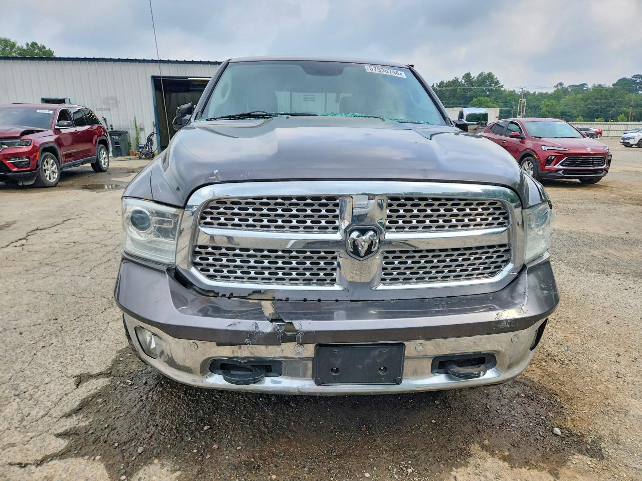 2014 Ram 1500 Laramie Серый vin: 1C6RR7NM2ES297776