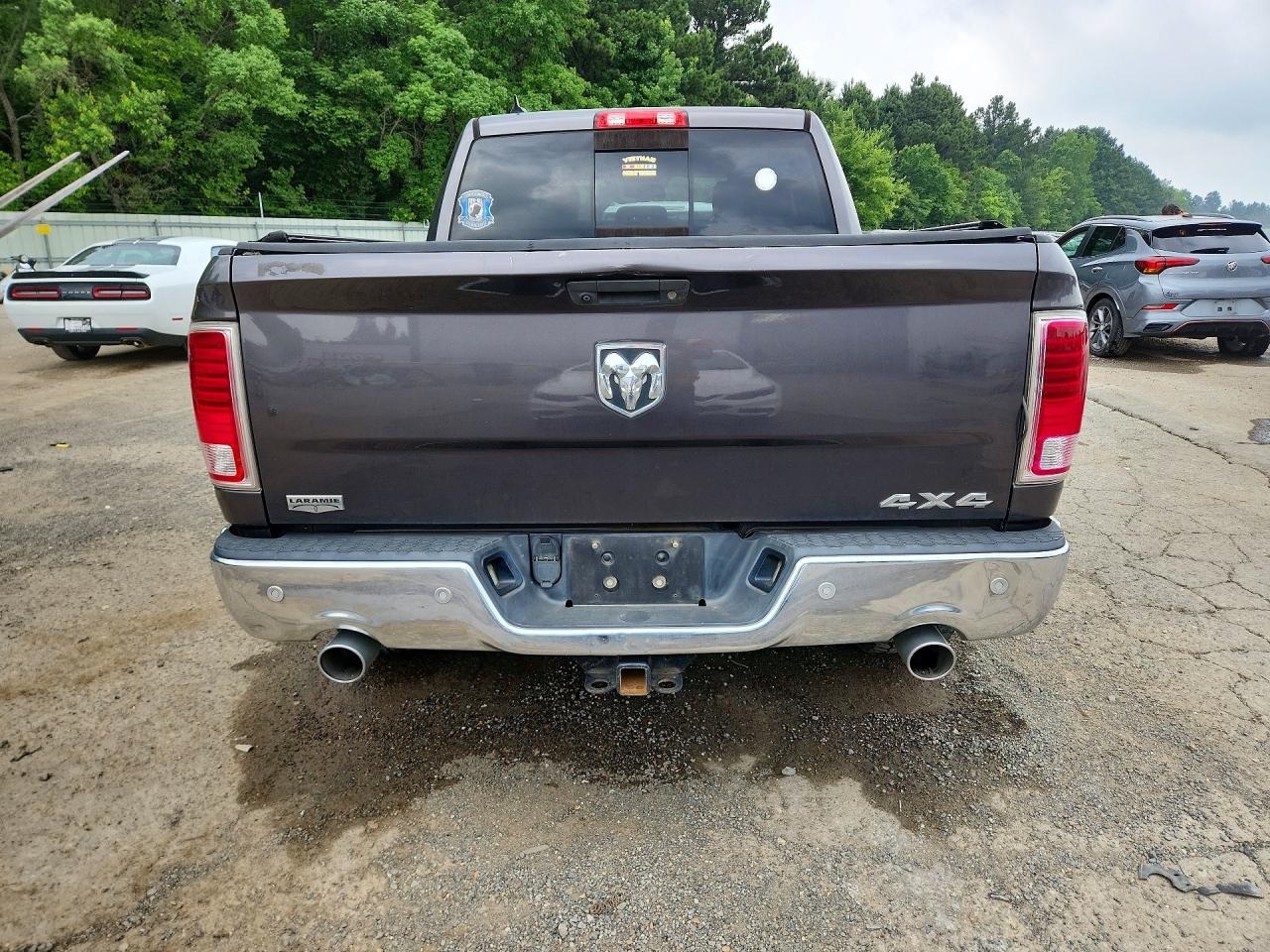 2014 Ram 1500 Laramie Серый vin: 1C6RR7NM2ES297776