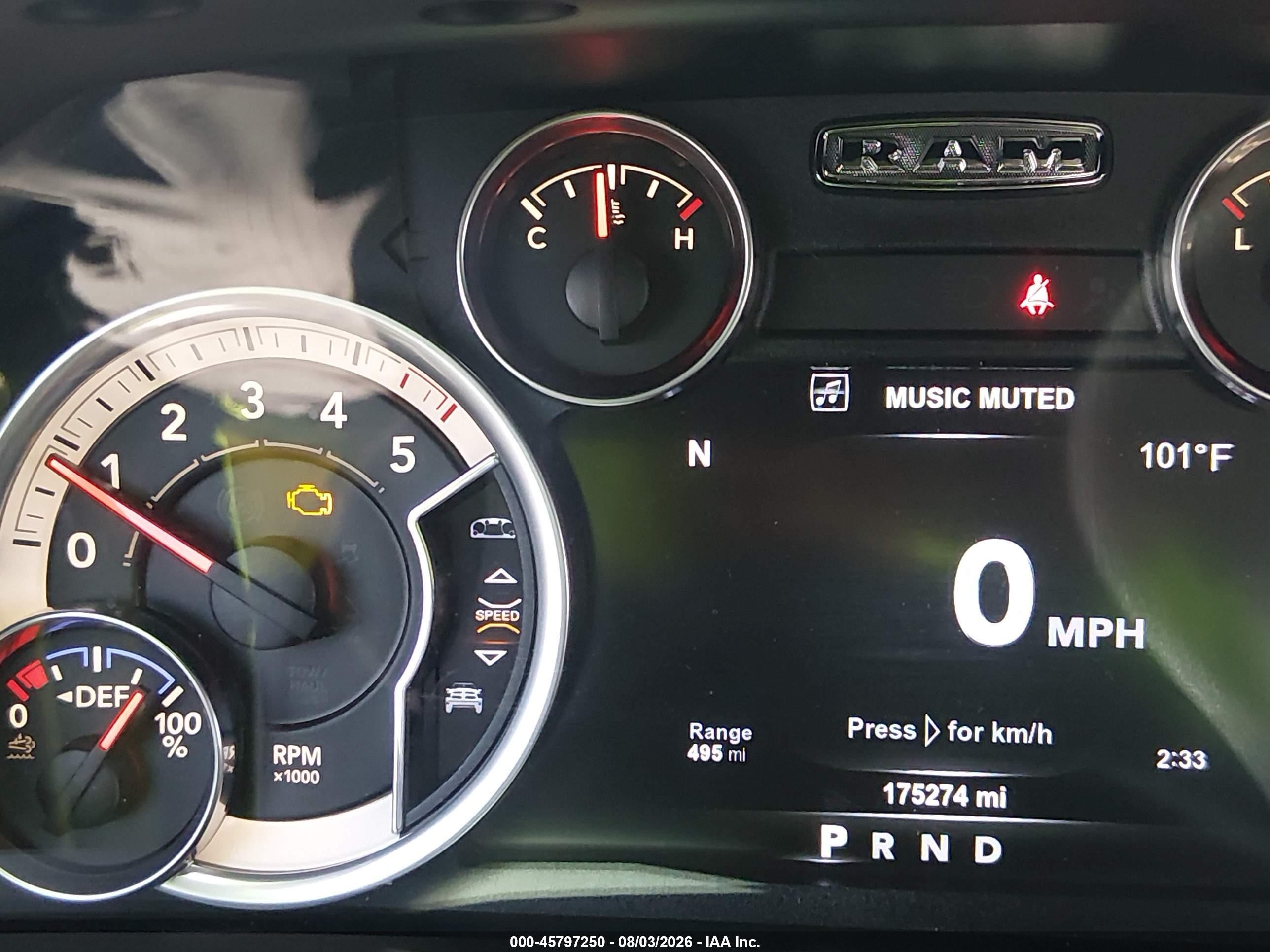 2015 Ram 1500 Laramie Gray vin: 1C6RR7NM4FS687957