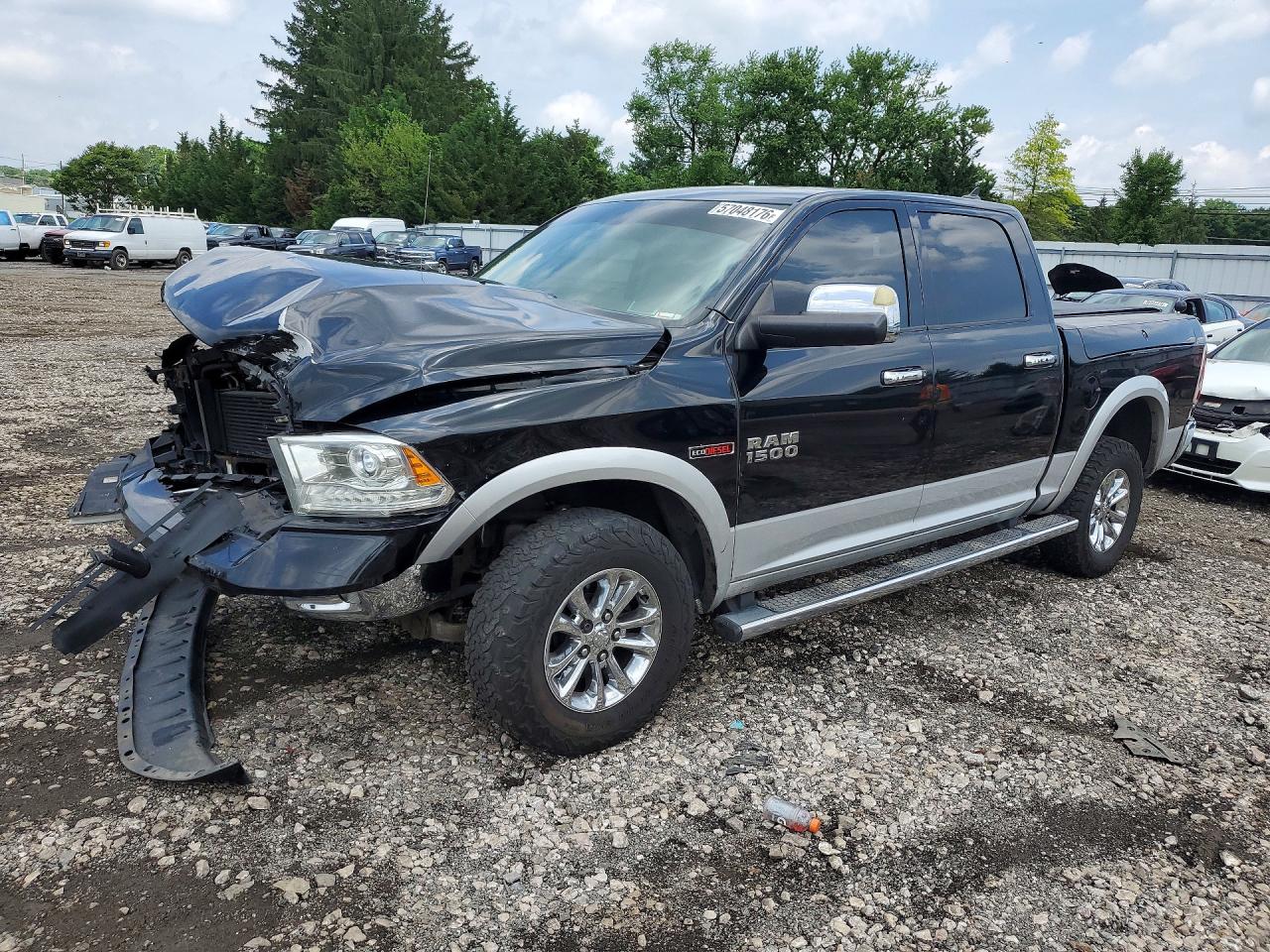 2014 Ram 1500 Laramie Black vin: 1C6RR7NM6ES475270