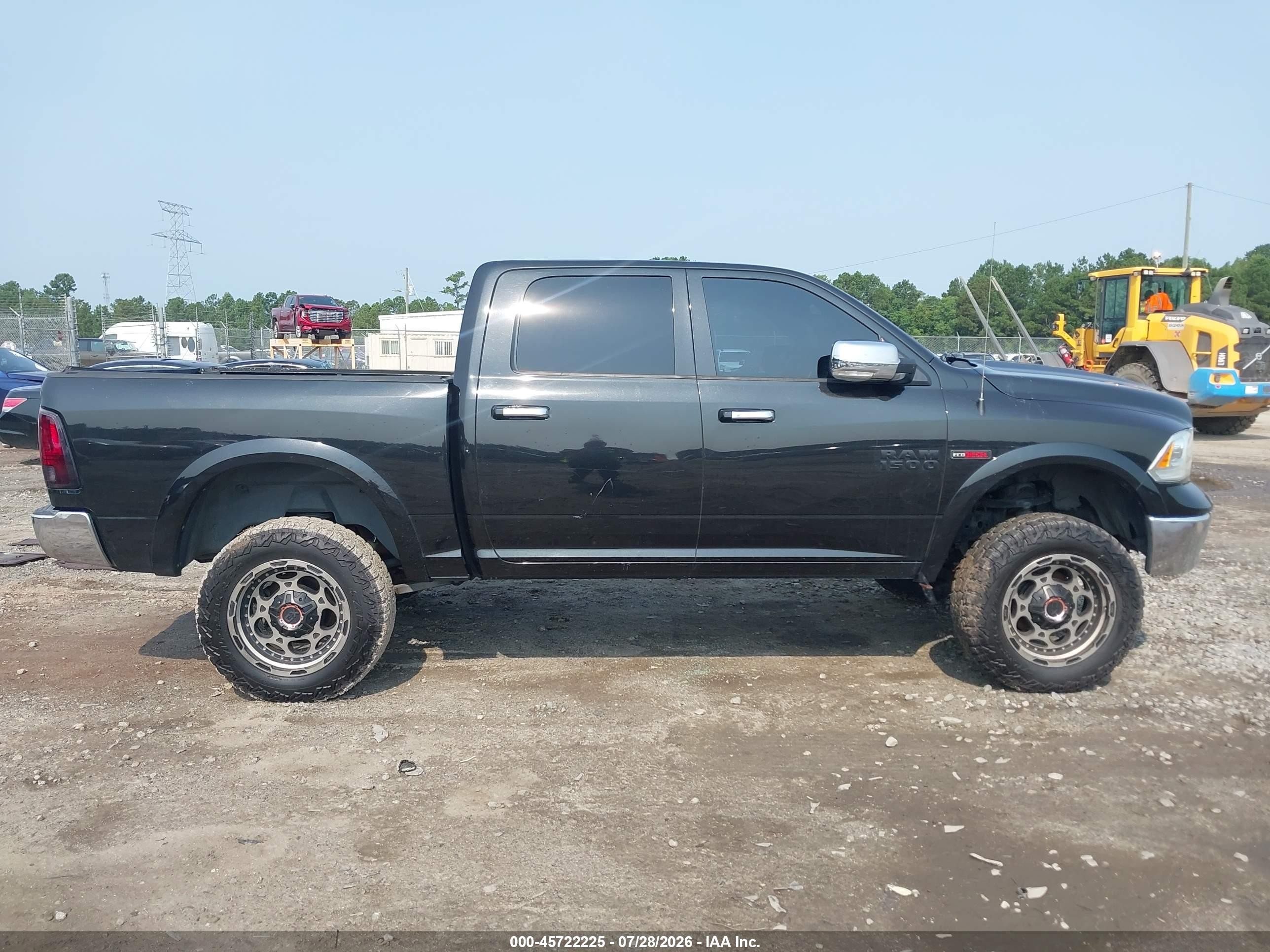 2015 Ram 1500 Laramie Black vin: 1C6RR7NM8FS715842