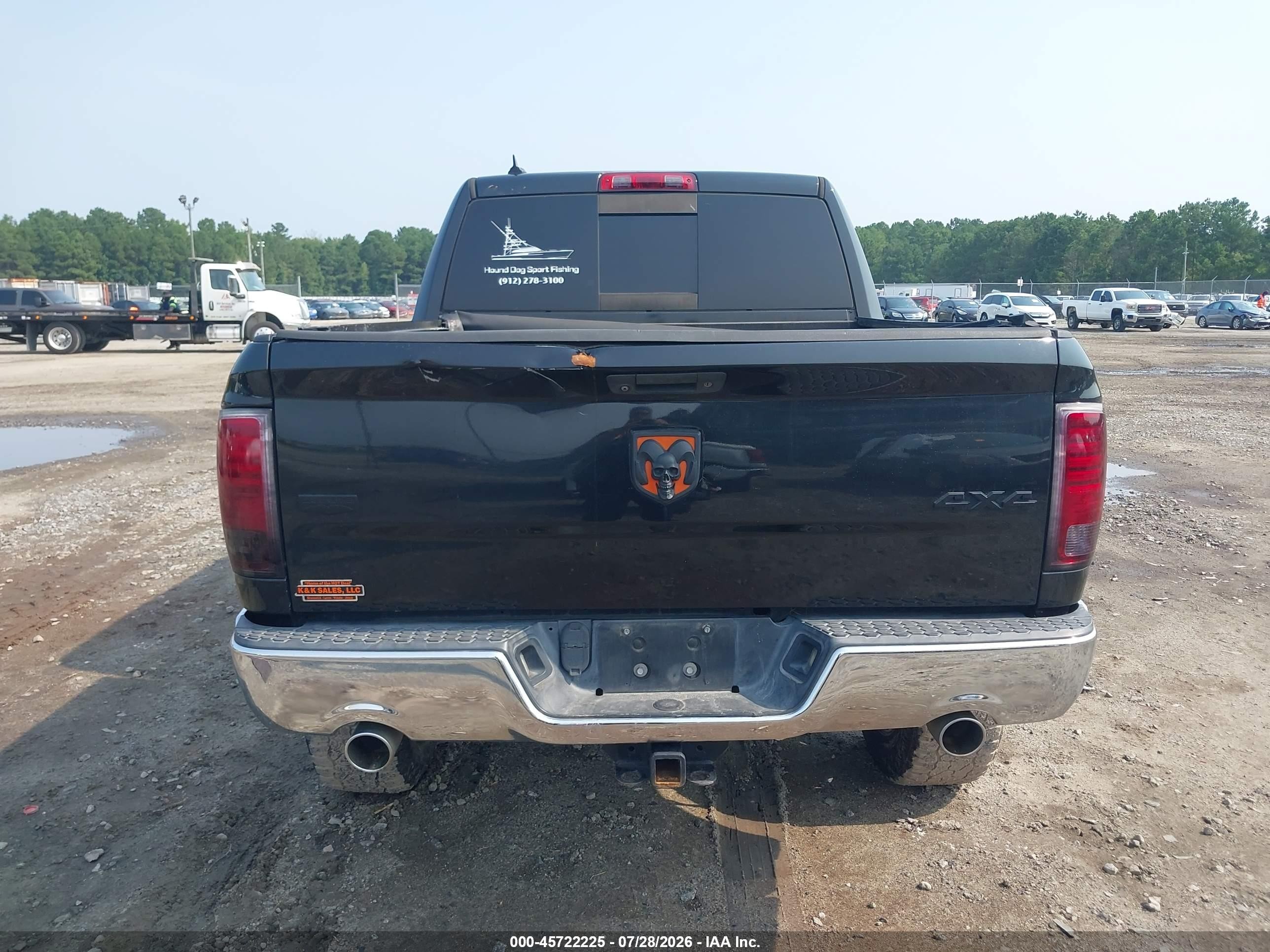 2015 Ram 1500 Laramie Black vin: 1C6RR7NM8FS715842