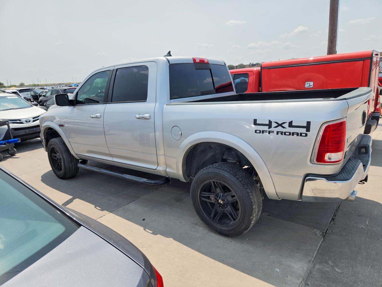 2015 Ram 1500 Laramie Silver vin: 1C6RR7NM9FS658180