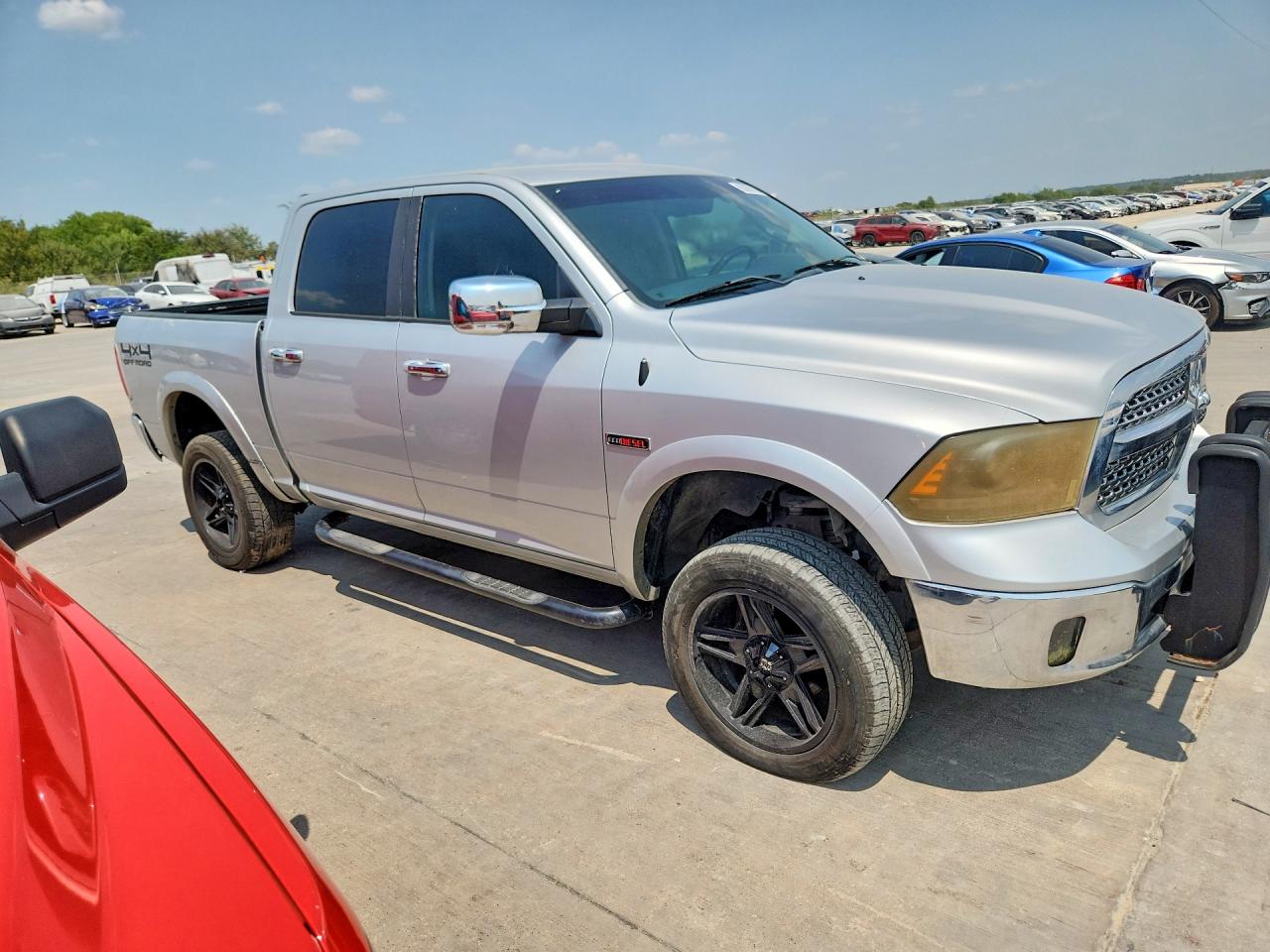 2015 Ram 1500 Laramie Silver vin: 1C6RR7NM9FS658180