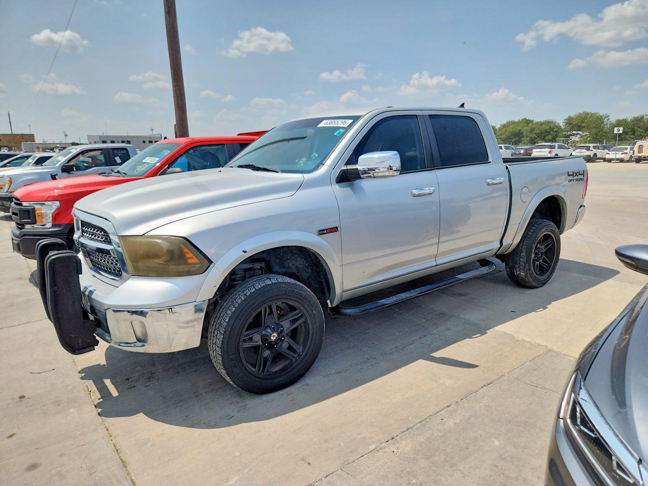 2015 Ram 1500 Laramie Silver vin: 1C6RR7NM9FS658180