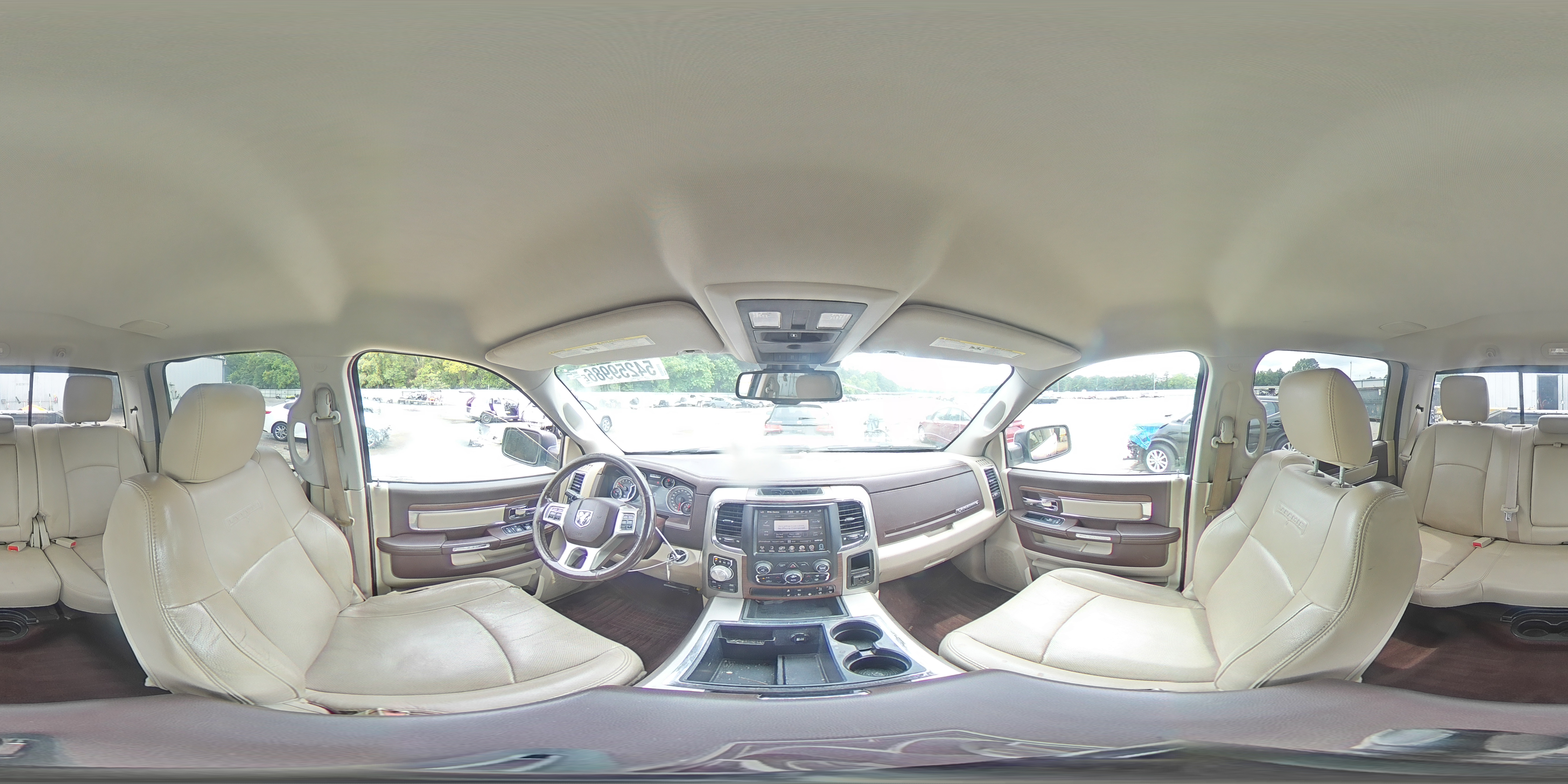 2014 Ram 1500 Laramie White vin: 1C6RR7NMXES346495