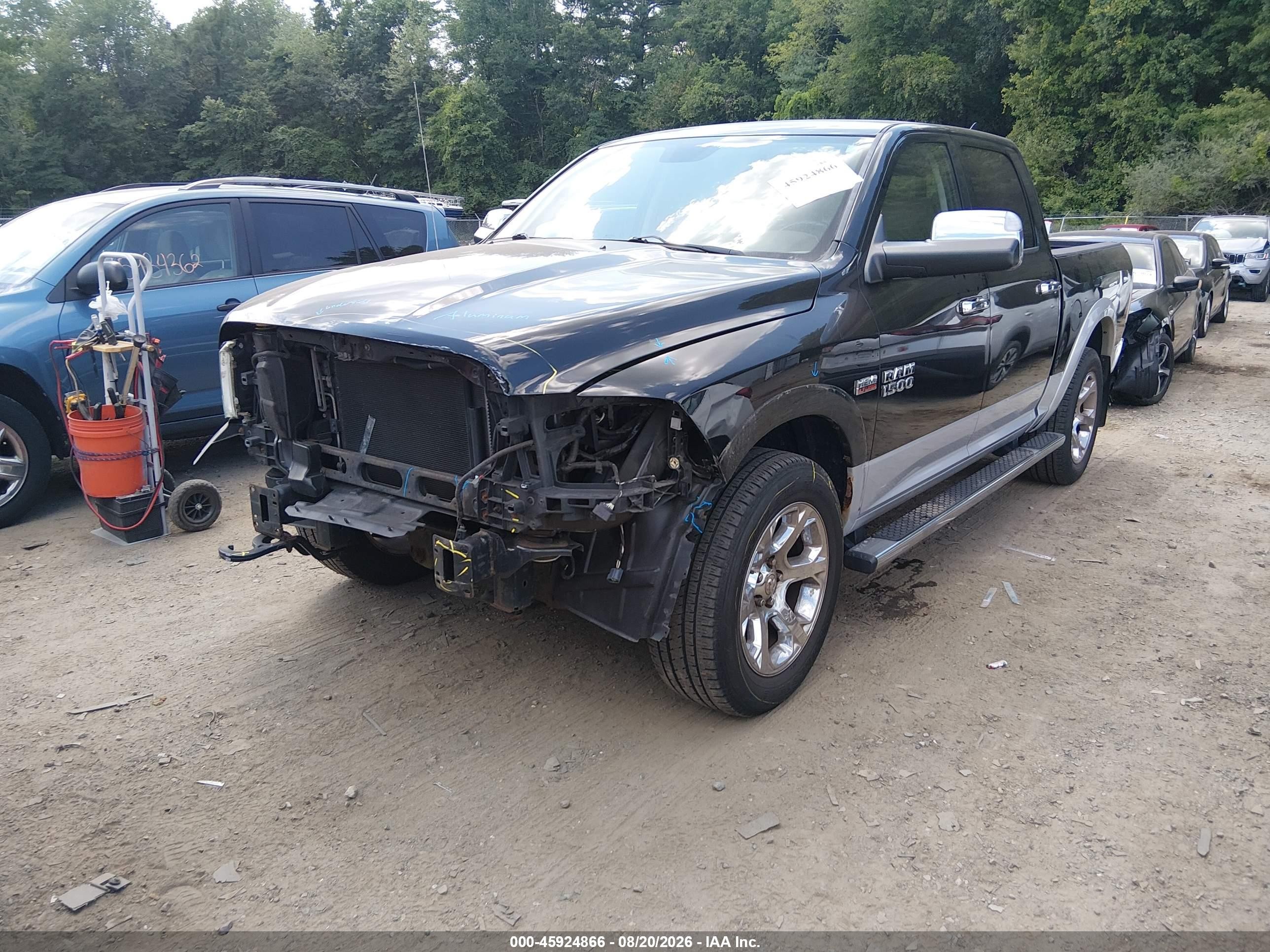 2013 Ram 1500 Laramie Black vin: 1C6RR7NT0DS503926