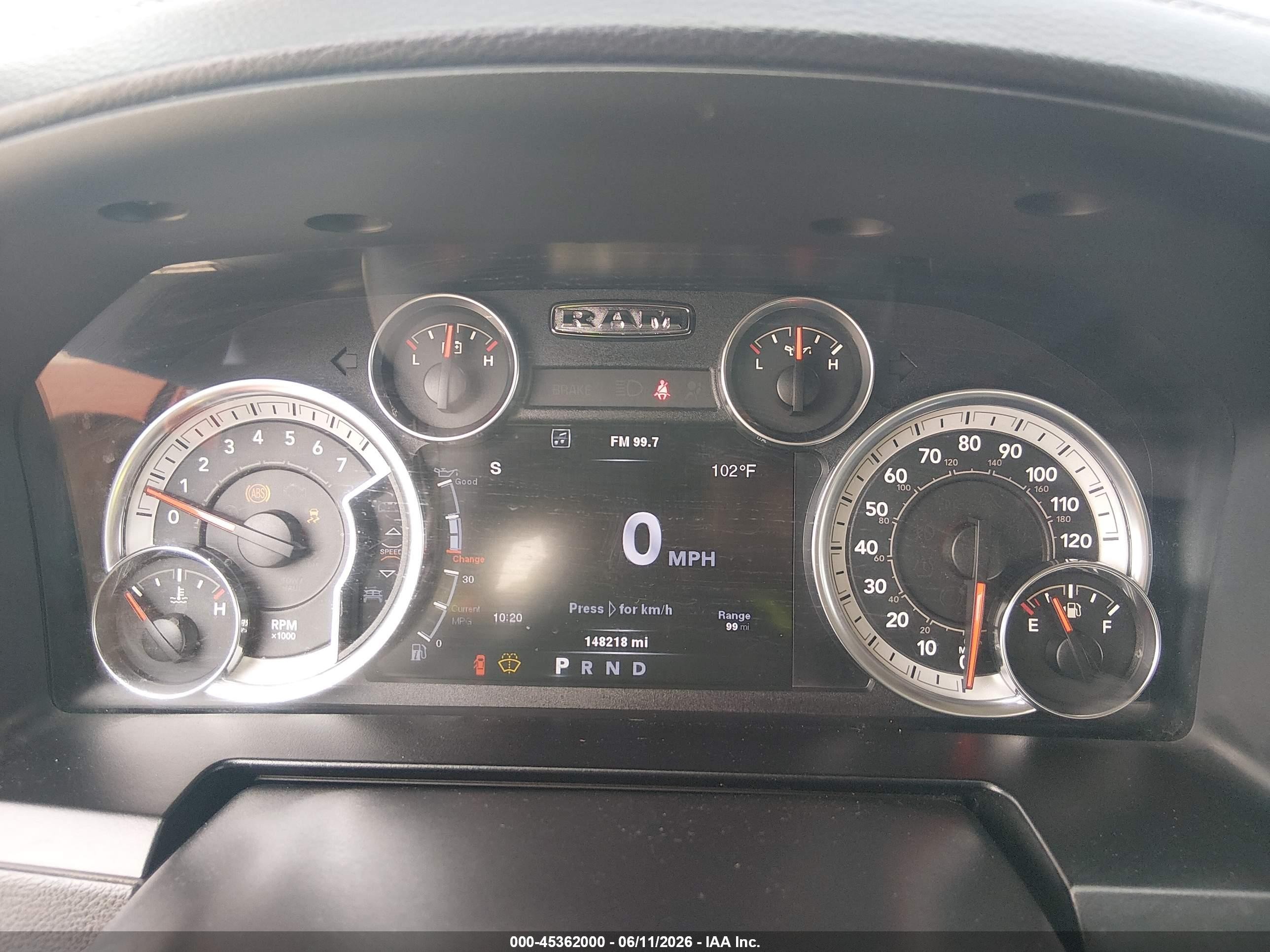 2014 Ram 1500 Laramie Red vin: 1C6RR7NT0ES342690