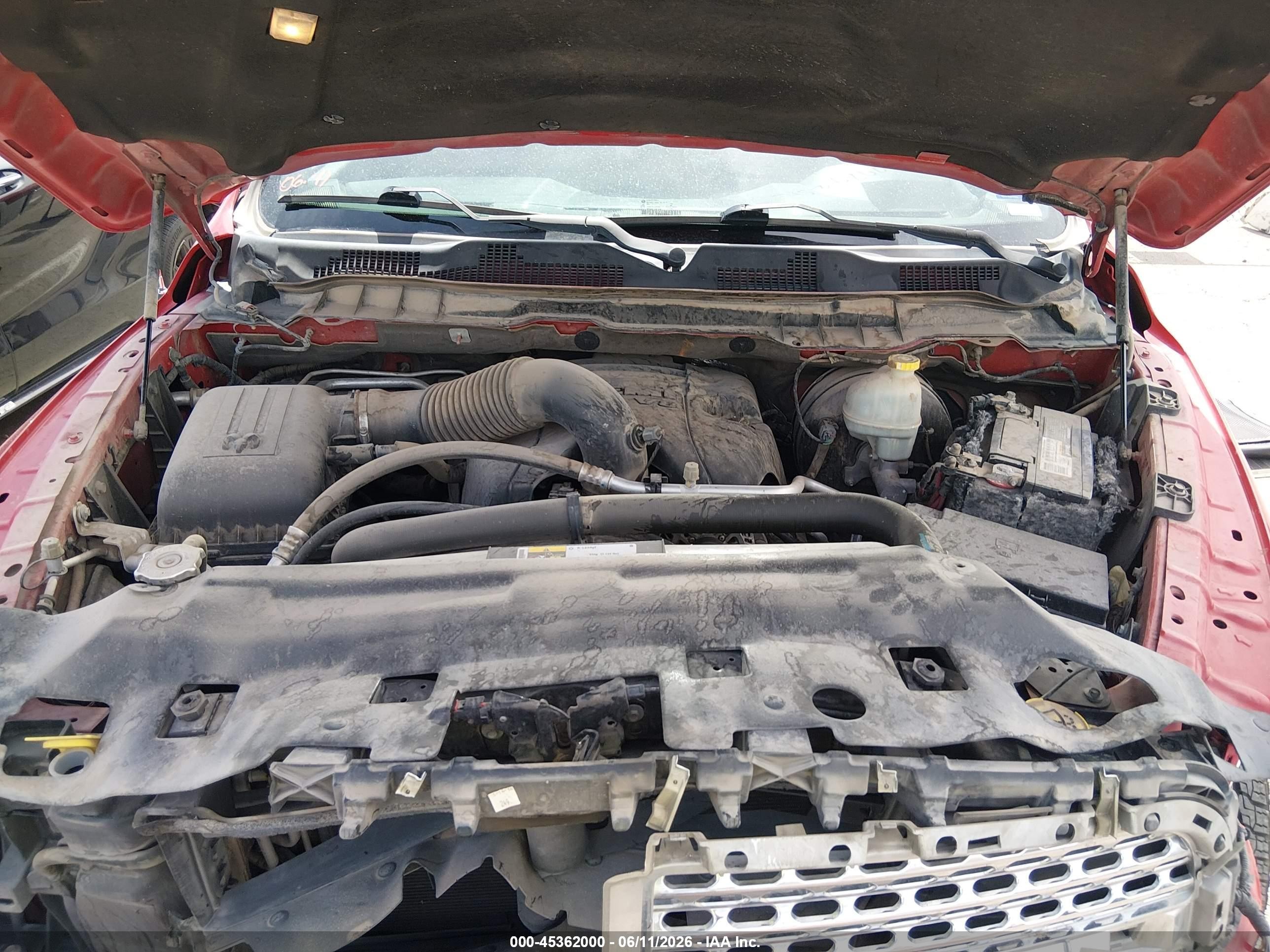 2014 Ram 1500 Laramie Red vin: 1C6RR7NT0ES342690