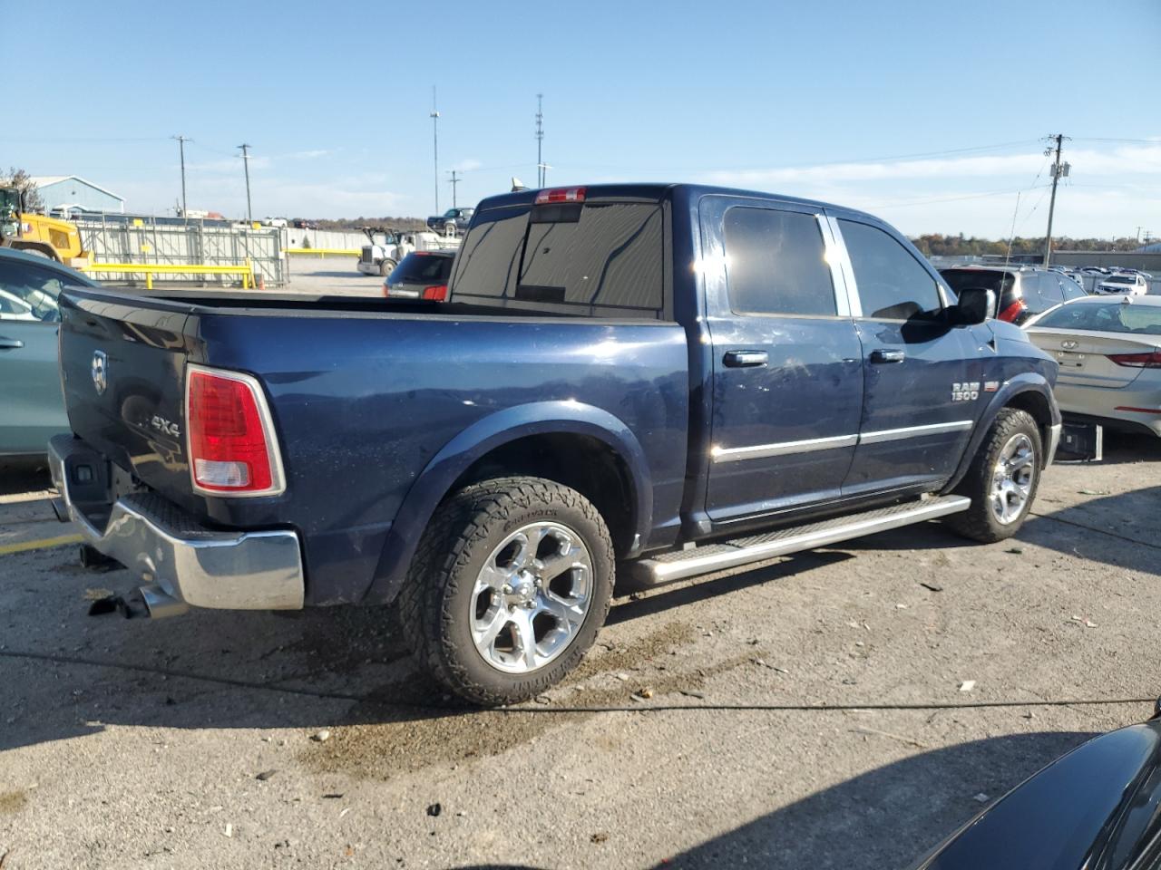 2014 Ram 1500 Laramie Blue vin: 1C6RR7NT0ES347520