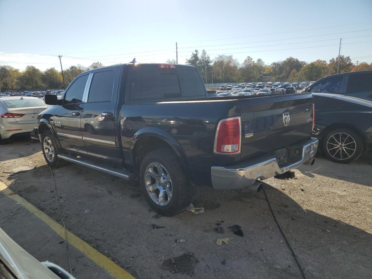 2014 Ram 1500 Laramie Blue vin: 1C6RR7NT0ES347520