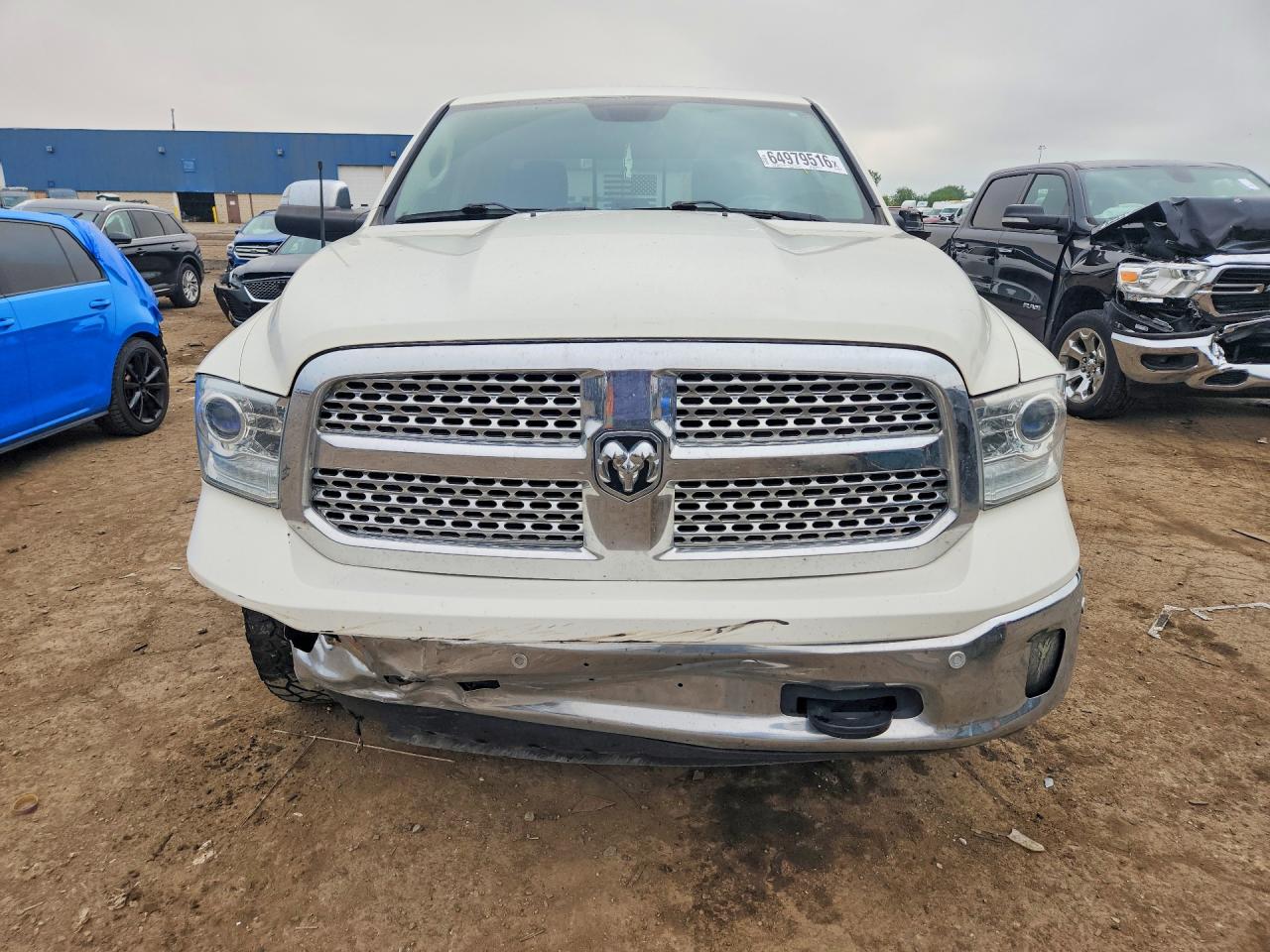 2017 Ram 1500 Laramie White vin: 1C6RR7NT1HS500040
